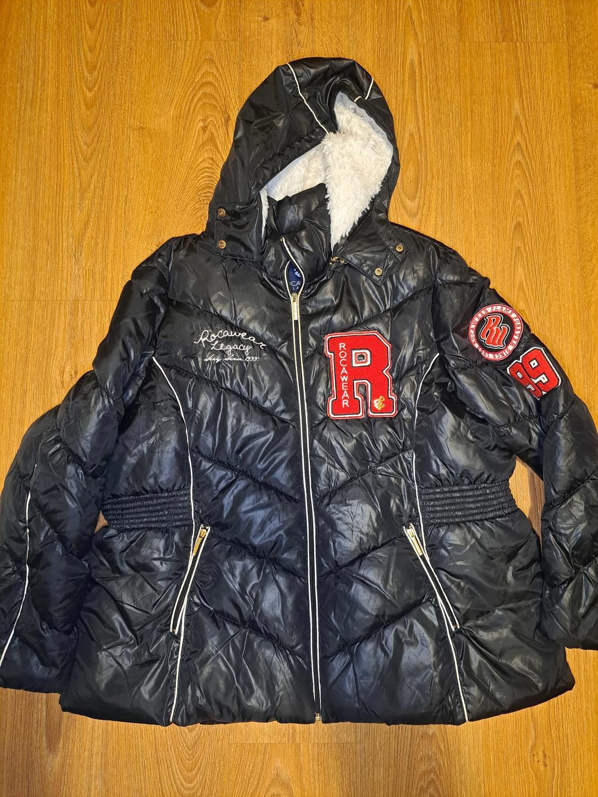 Rocawear Rocawear Puffer Jacket Mens XXXL Hoodie Full Zip Embroidery Size US XXL / EU 58 / 5 - 1 Thumbnail