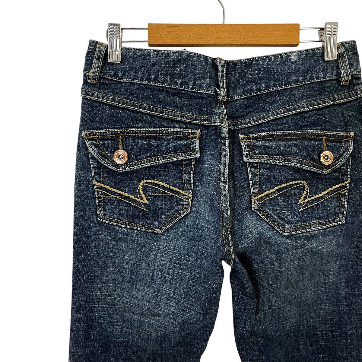 Japanese Brand Vintage Japanese Designer Little Distressed Denim Size 29" - 9 Thumbnail