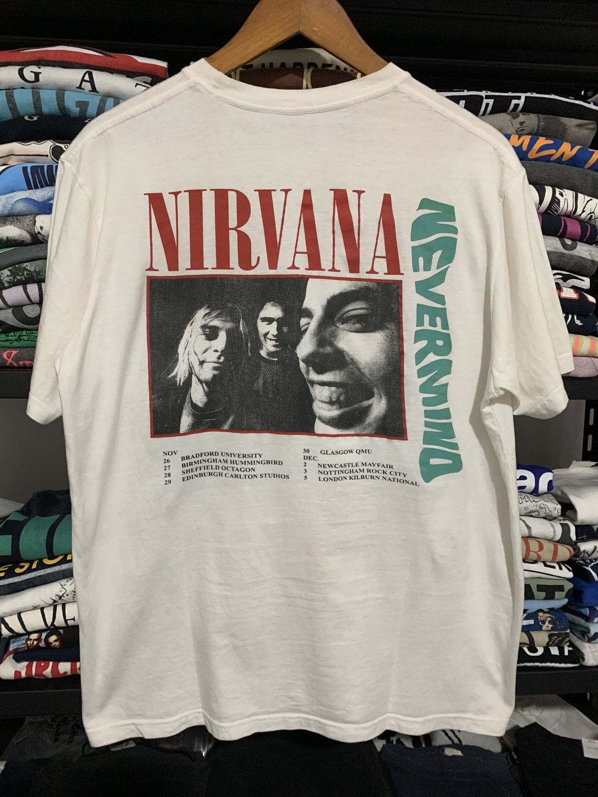 Band Tees × Grailed × Vintage Vintage Nirvana Nevermind Parkinglot 
