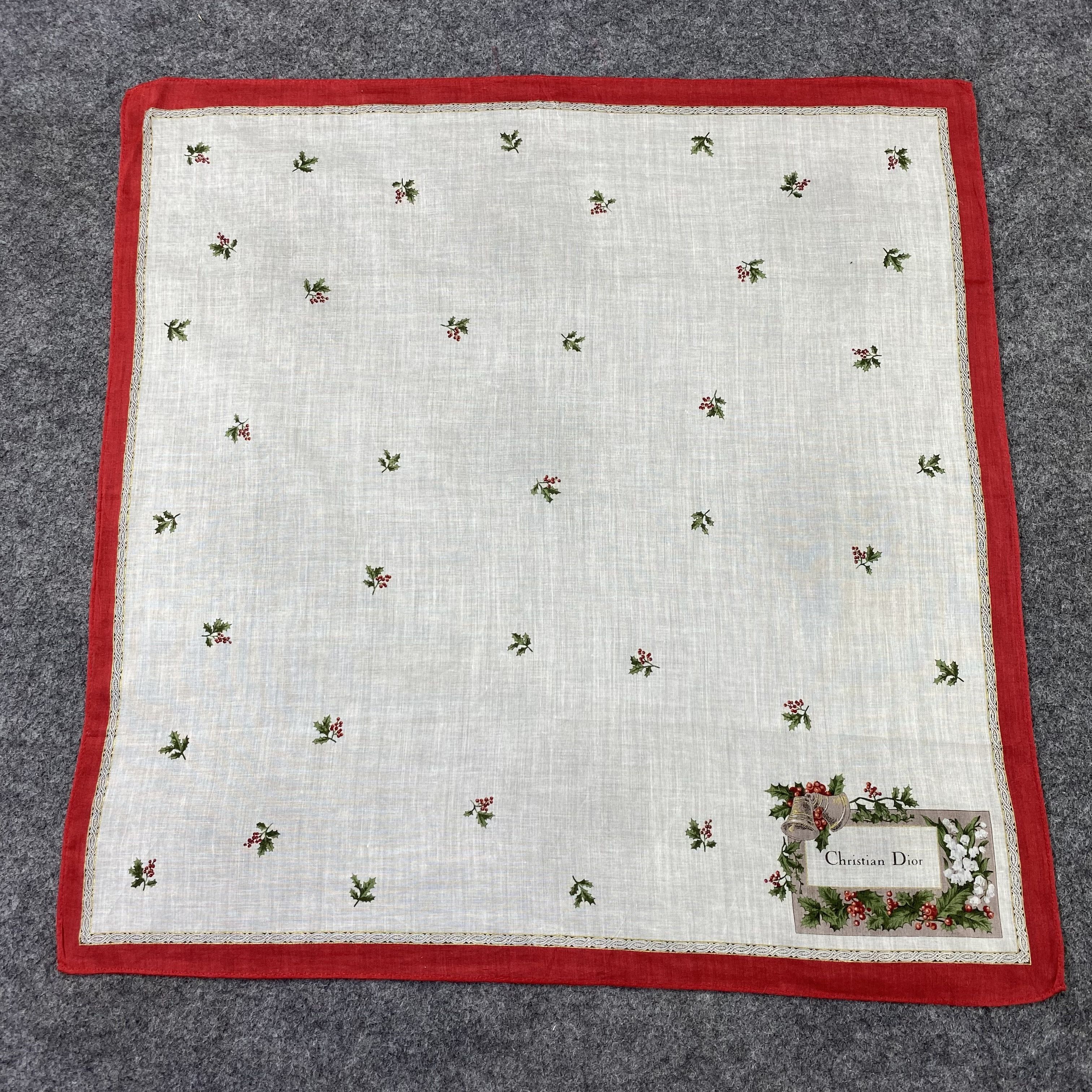 Designer Christian Dior Handkerchief / Bandana / Neckerchief-B1043 Size ONE SIZE - 3 Thumbnail