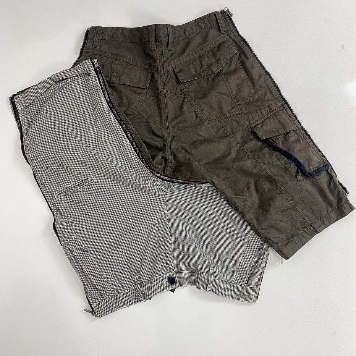 PPFM PPFM Split Zipper Short Jeans Size US 31 - 1 Thumbnail
