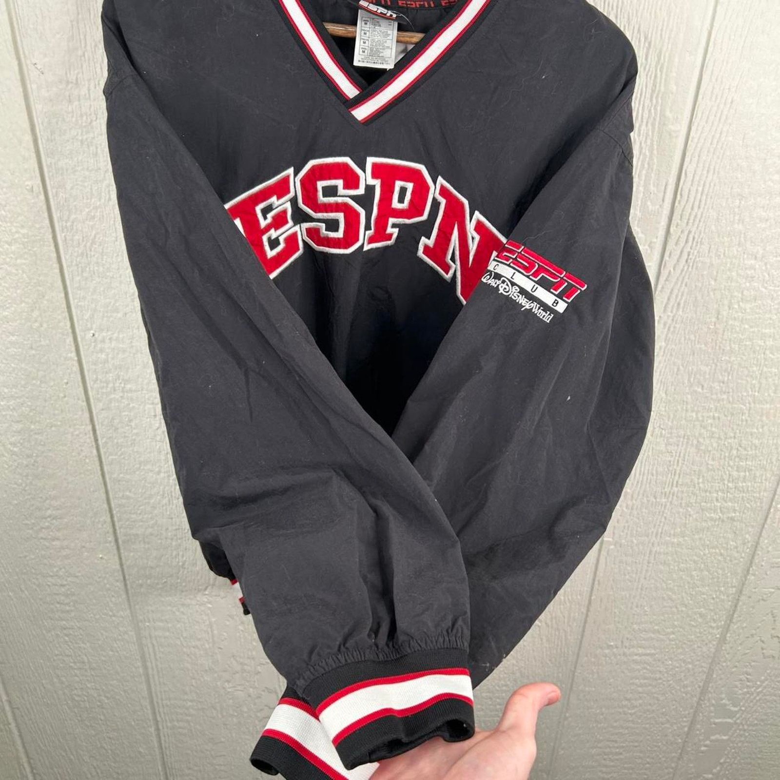 Other Vintage 90’s ESPN Athletic V-Neck Windbreaker Size Medium Size US M / EU 48-50 / 2 - 6 Thumbnail