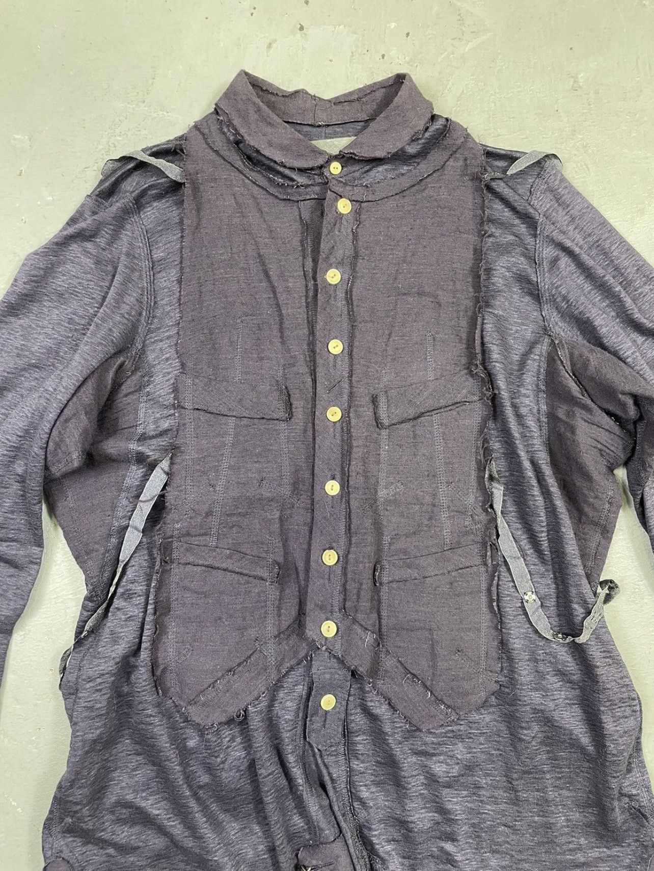 Takahiromiyashita The Soloist. Purple shirt Size US S / EU 44-46 / 1 - 4 Thumbnail
