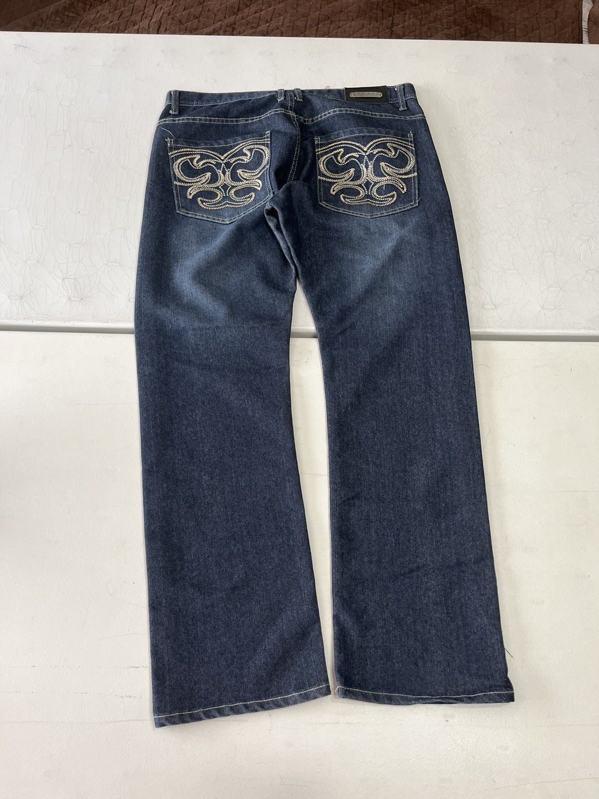 Vintage Y2K city ink wide leg flared jeans Size US 38 / EU 54 - 2 Thumbnail