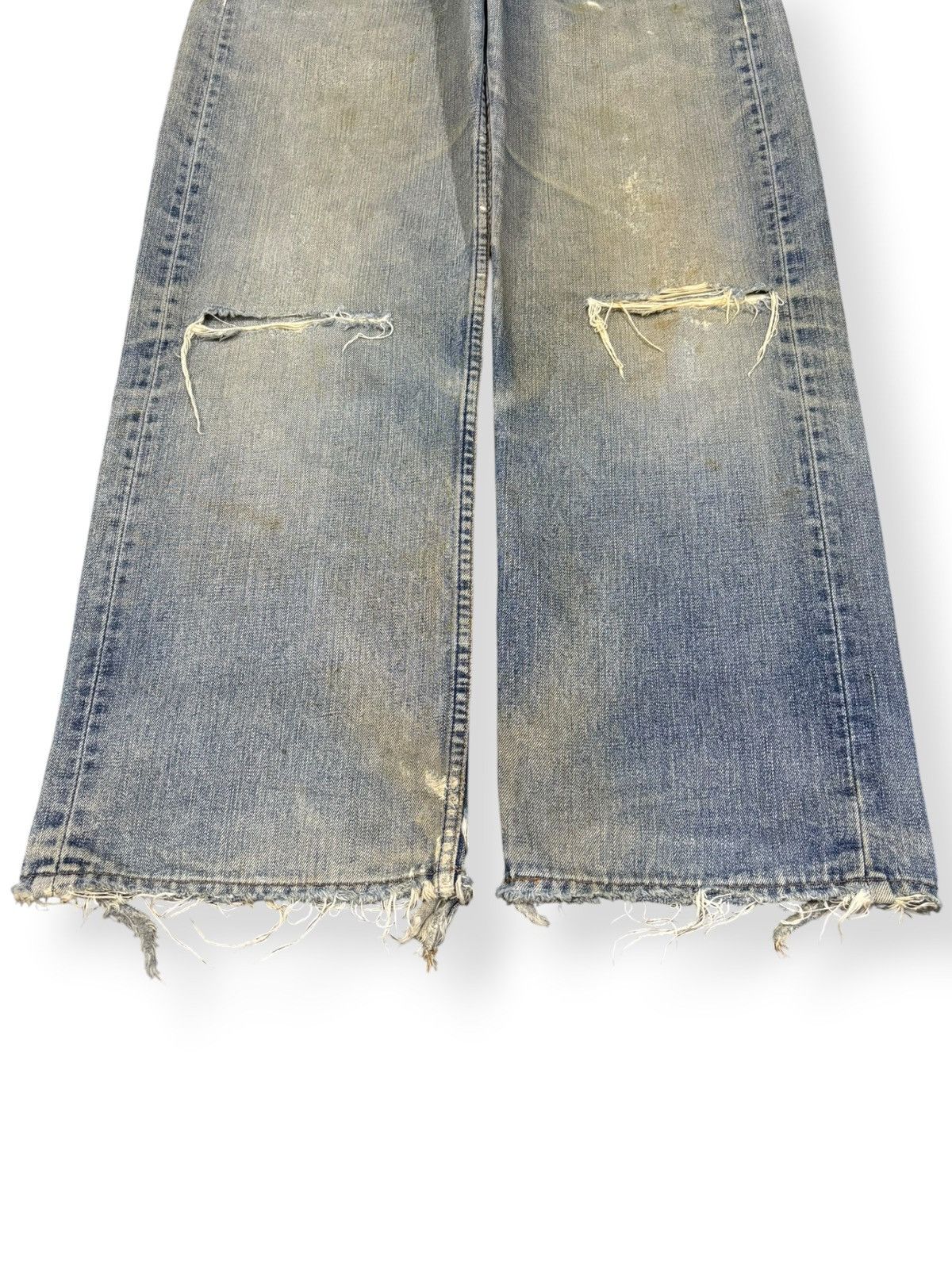Levi's Vintage 90s Levis 512 Rusty Mud Wash Baggy Distressed Jeans Size US 33 - 5 Thumbnail