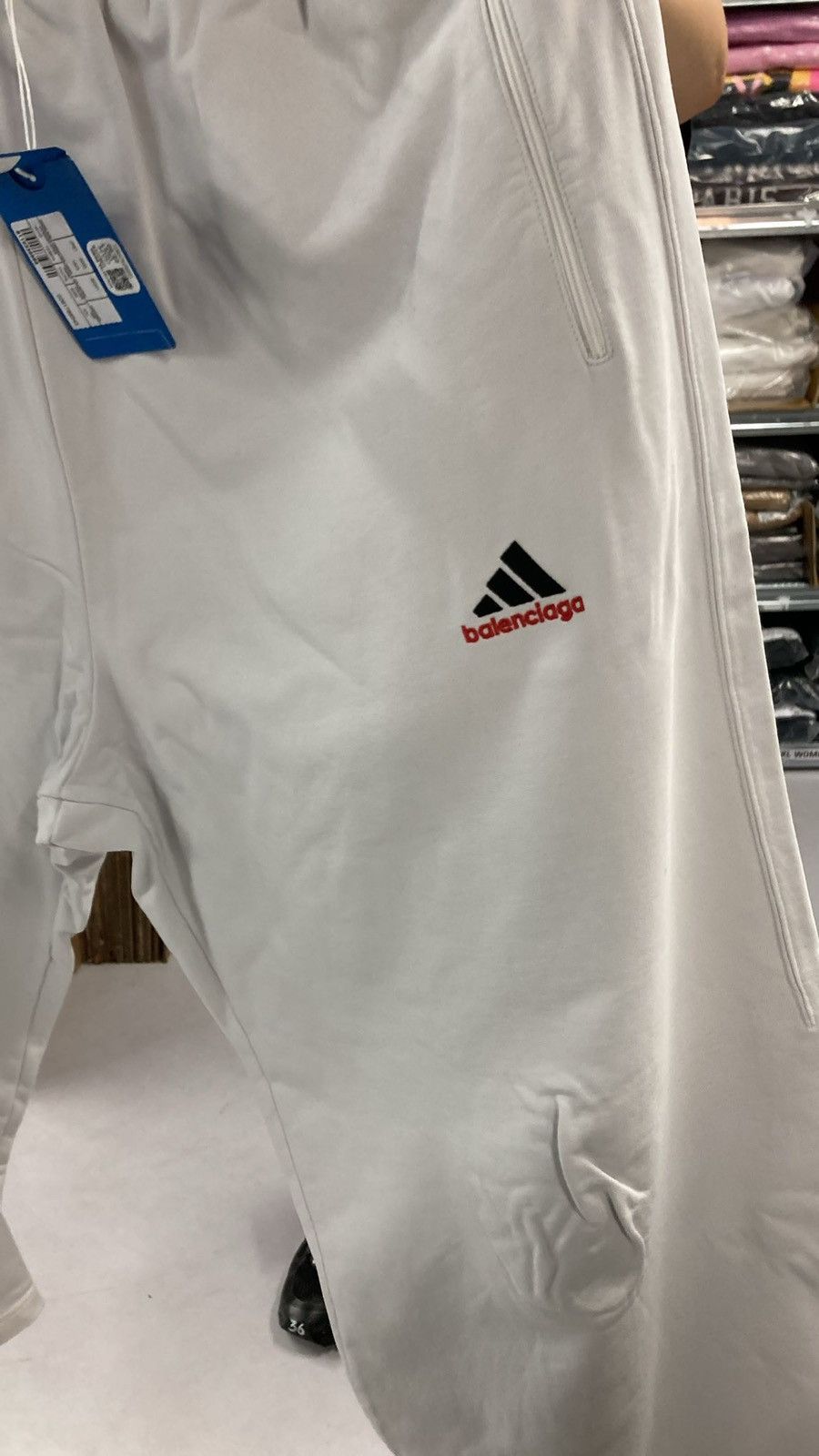 Adidas × Balenciaga Baggy Sweatpants Size US 34 / EU 50 - 6 Thumbnail