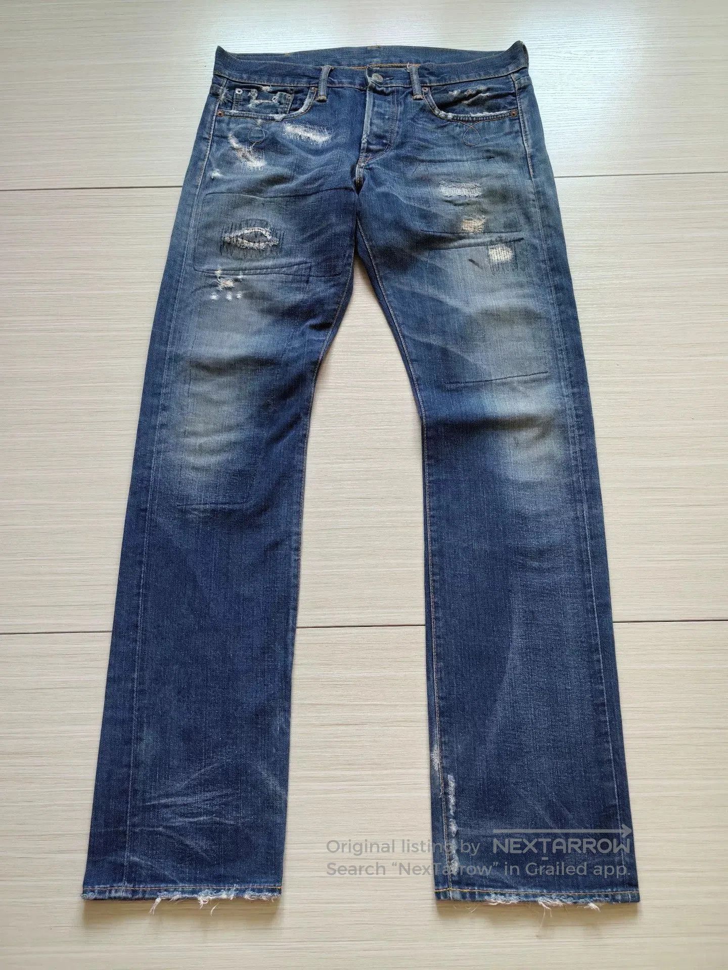 RRL Ralph Lauren RRL Slim Boot Cut Denim Jeans. Size US 30 / EU 46 - 3 Thumbnail