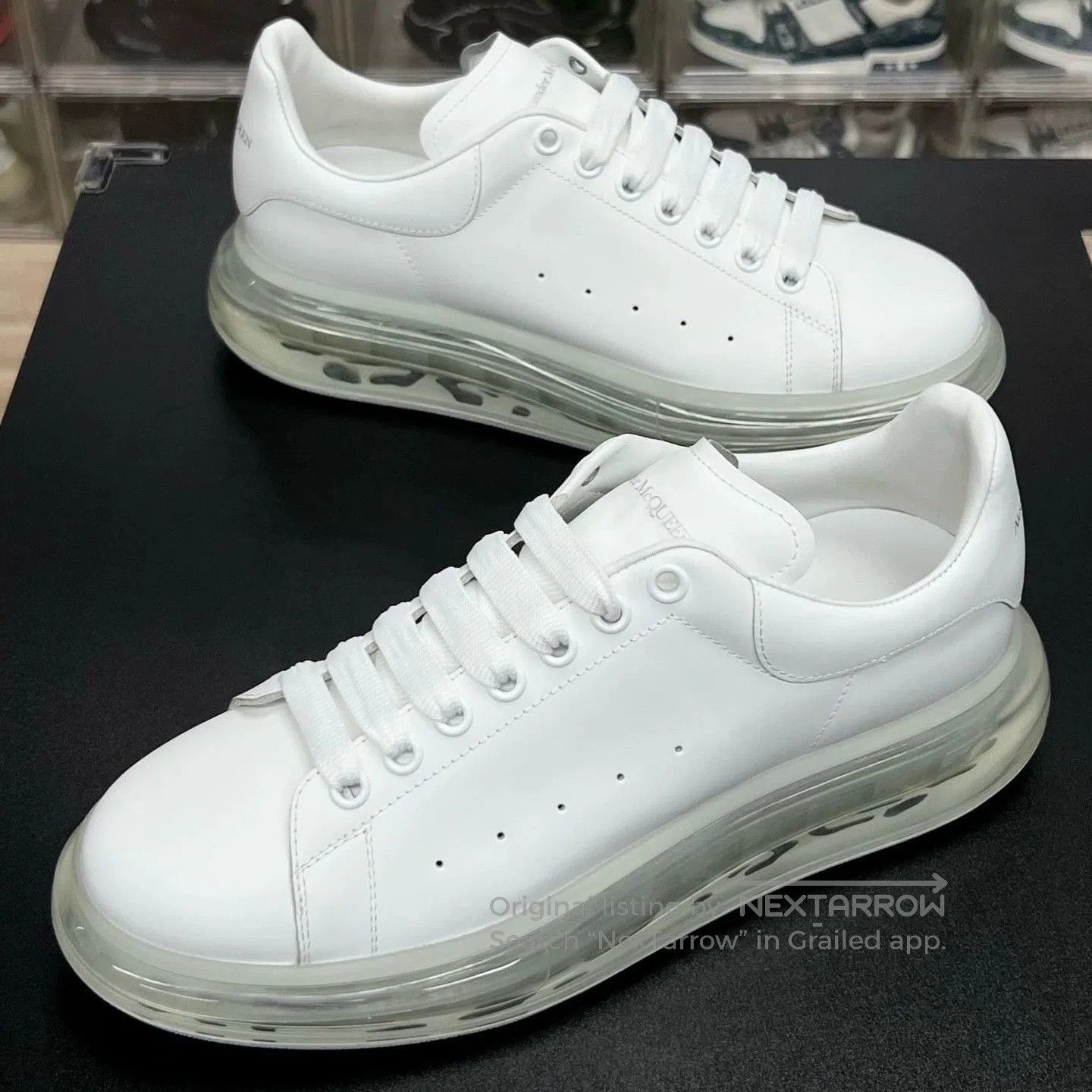 Alexander McQueen MCQ White Sole Air Cushion Sneakers Size 44. Size US 10.5 / EU 43-44 - 1 Thumbnail
