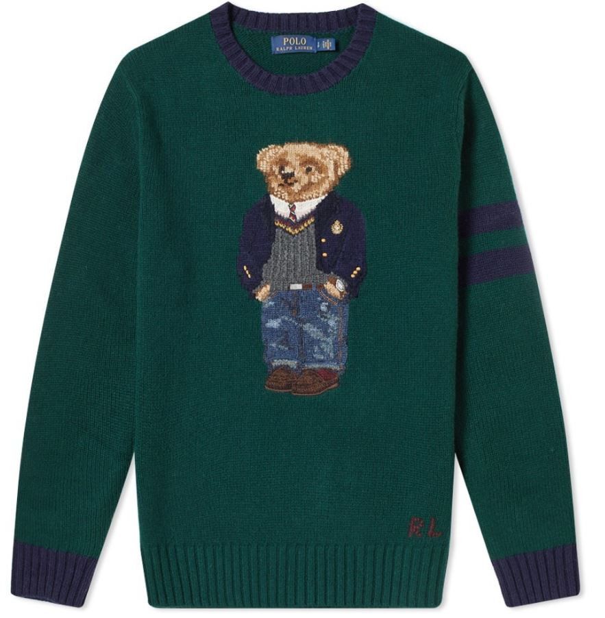 Polo Ralph Lauren Bear Sweater Size Medium