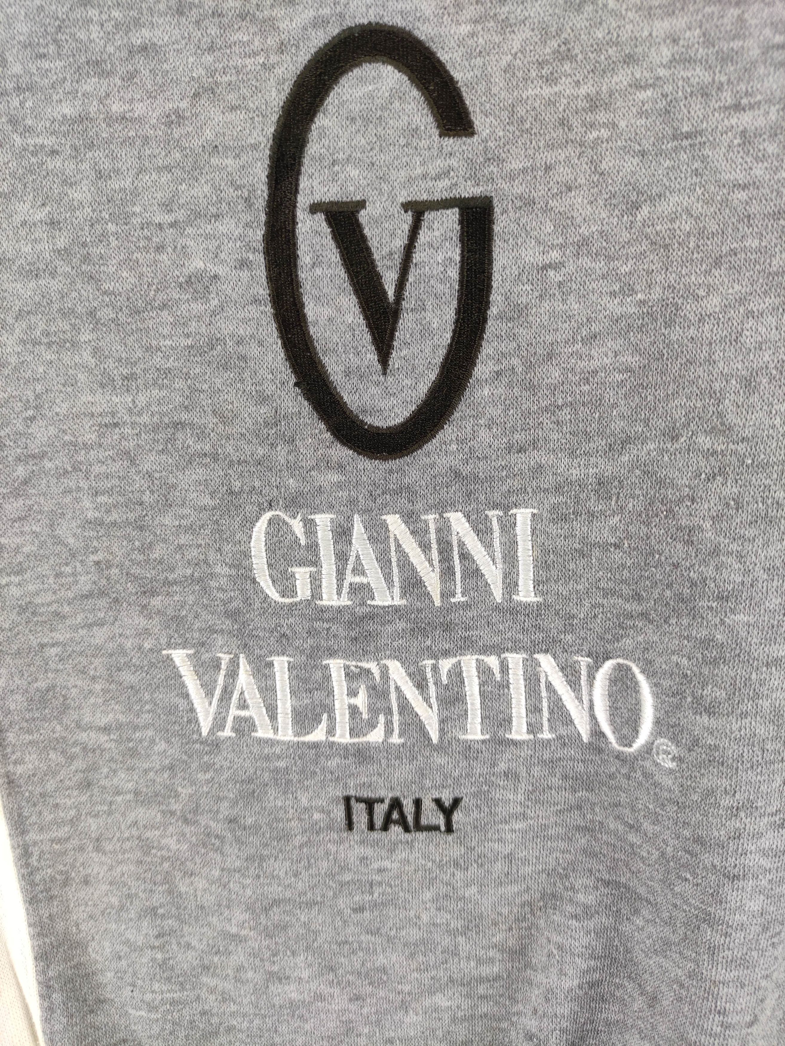 Gianni Valentino Vintage Gianni Valentino Sweatshirt Embroidered Logo Jumper Size US L / EU 52-54 / 3 - 3 Thumbnail