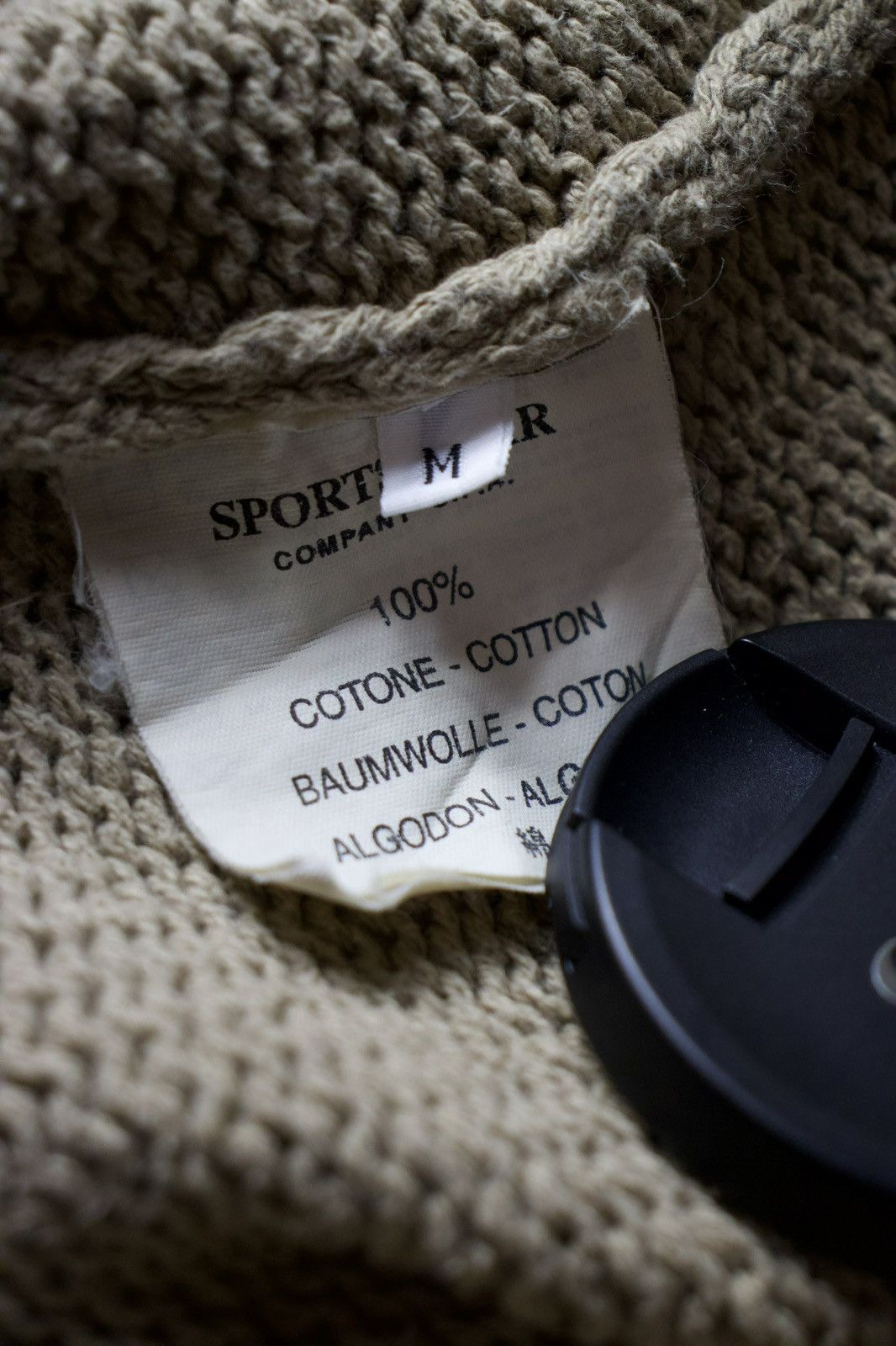 Stone Island Stone Island (Spring / Summer 2001) Beige Knit Pullover Size US L / EU 52-54 / 3 - 18 Thumbnail