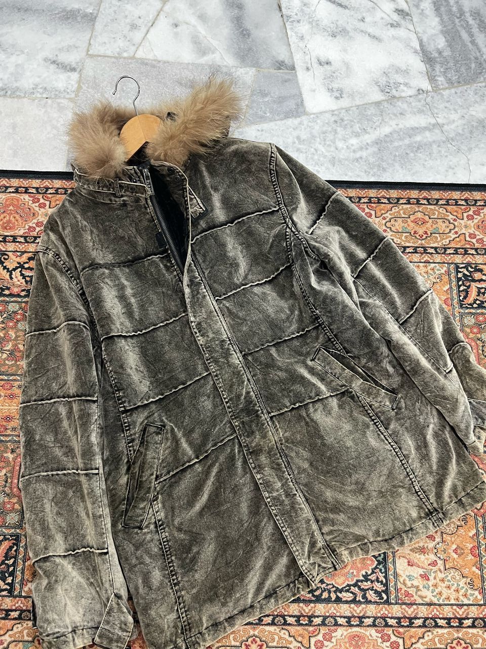 In The Attic × Le Grande Bleu (L.G.B.) In The Attic Faux Fur Jacket Size US L / EU 52-54 / 3 - 6 Thumbnail