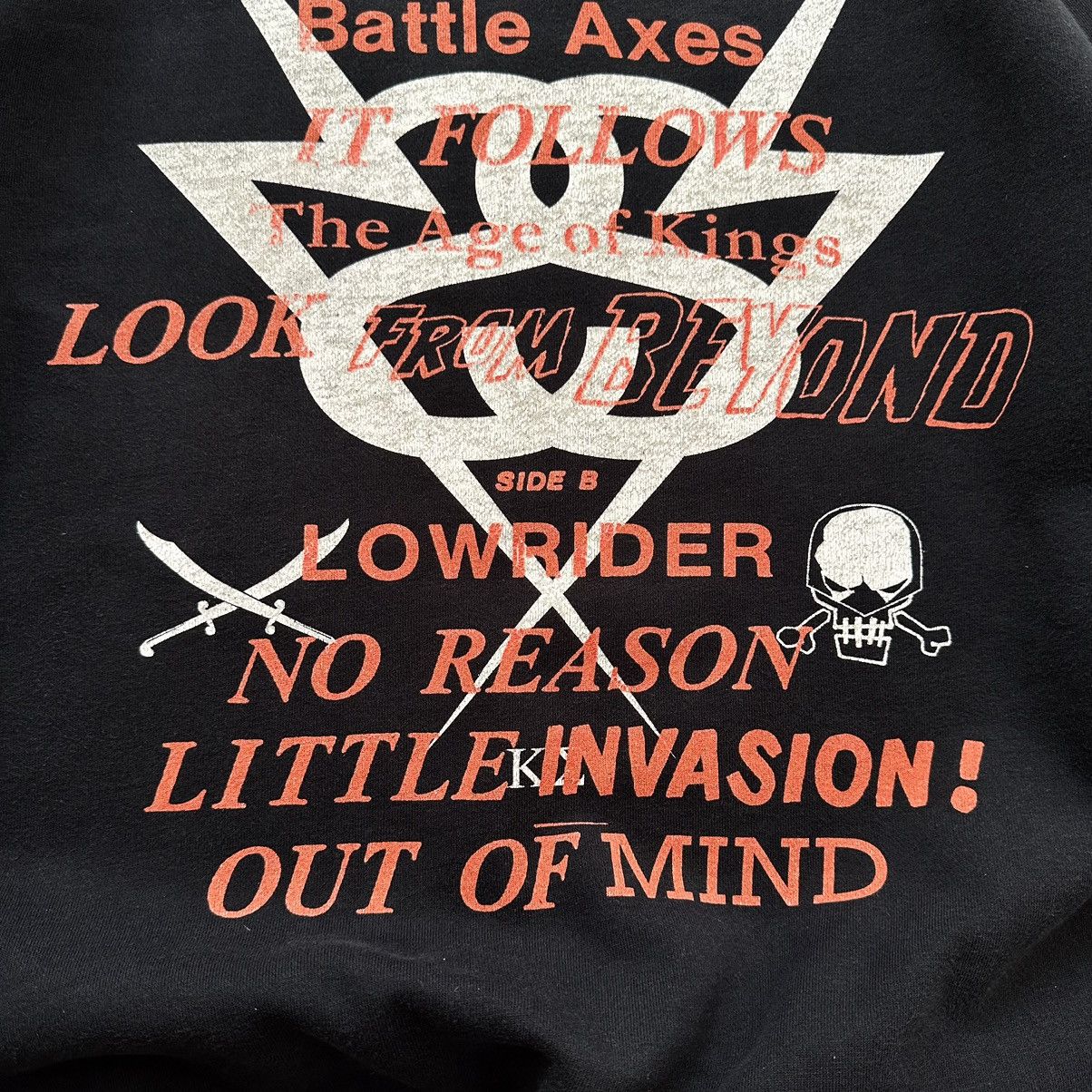 Comme des Garcons × Stussy 00s Stussy Battle Axes USA Vintage Sweatshirt Crewneck Size US L / EU 52-54 / 3 - 4 Thumbnail