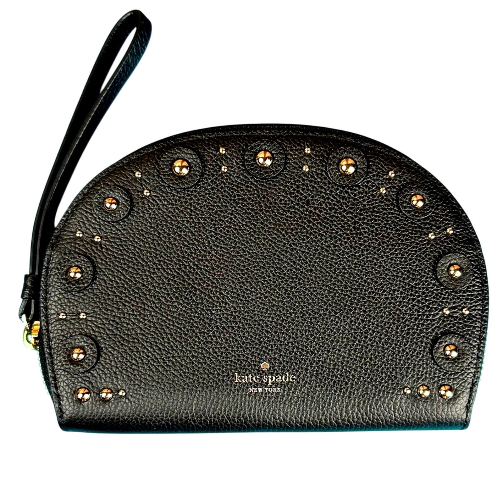 Kate Spade Kate Spade New York Shara Larchmont Studded Black Wristlet Size ONE SIZE - 3 Thumbnail
