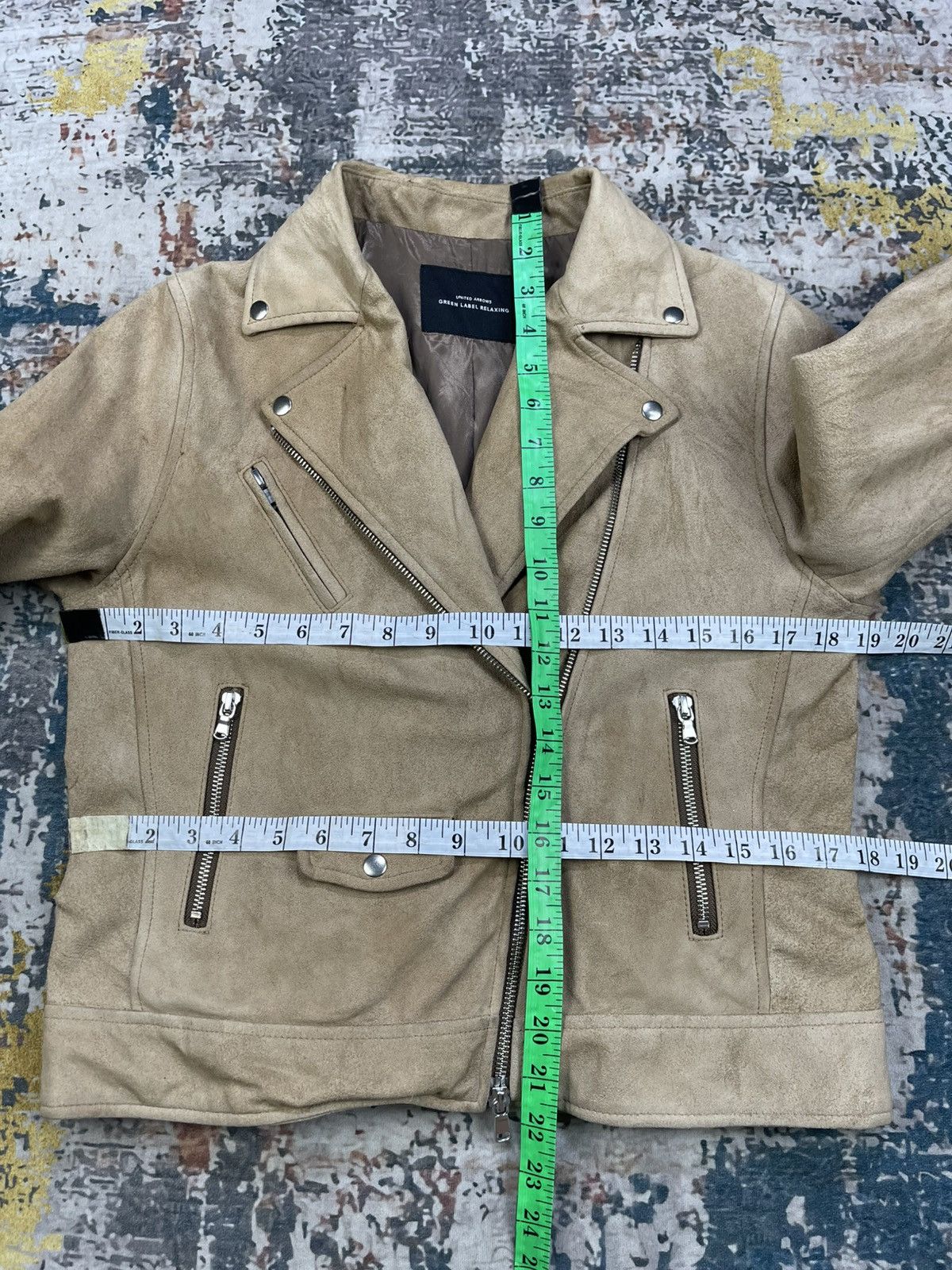 United Arrows United Arrow Suede Leather Rider Jacket Size S / US 4 / IT 40 - 10 Thumbnail