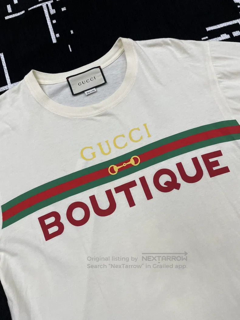 Gucci Gucci Letter short-sleeved T-shirt Size S / US 4 / IT 40 - 2 Thumbnail