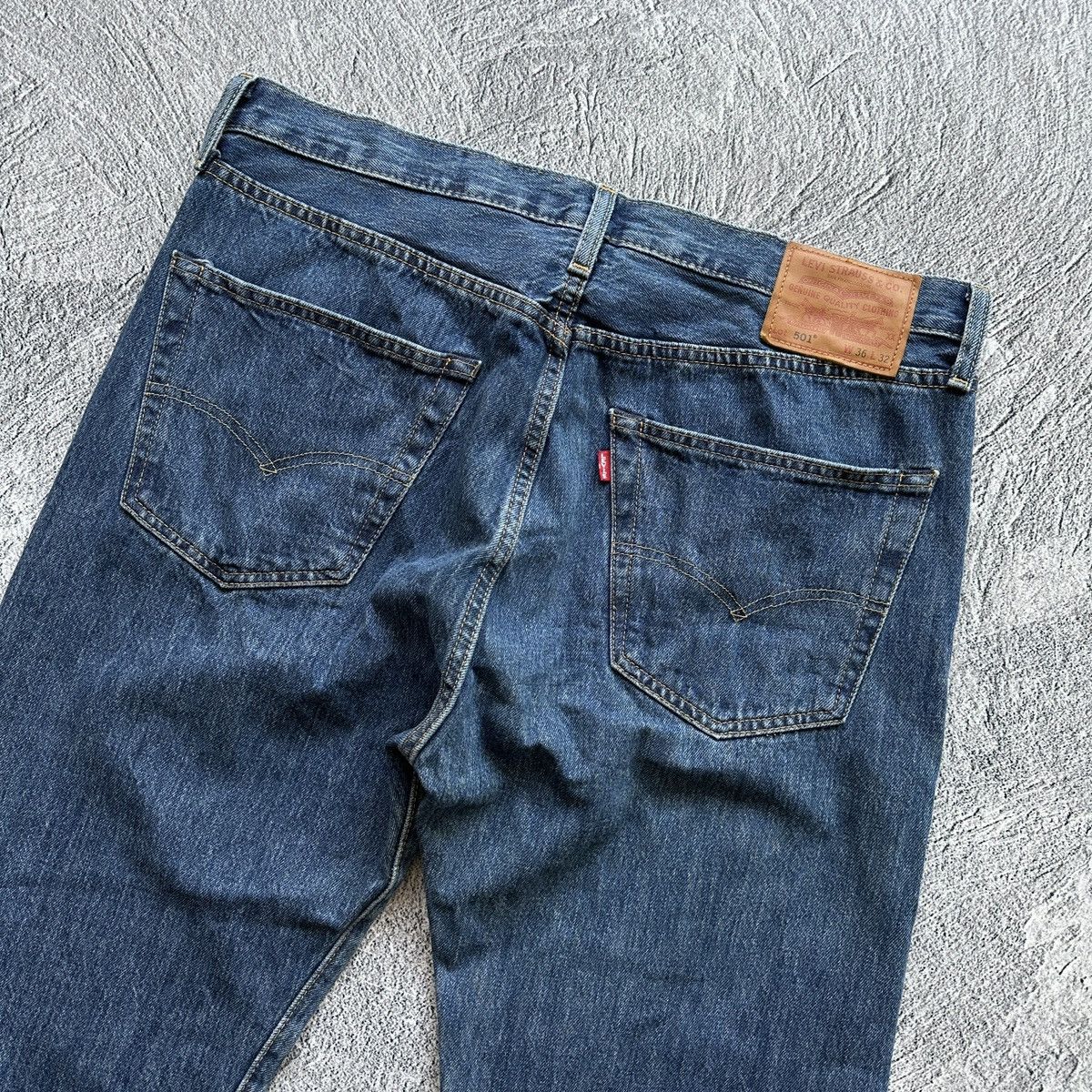 Levi's Men’s Jeans Levi’s 501 Premium Dark Blue Size: 36/32 Size US 36 / EU 52 - 11 Thumbnail