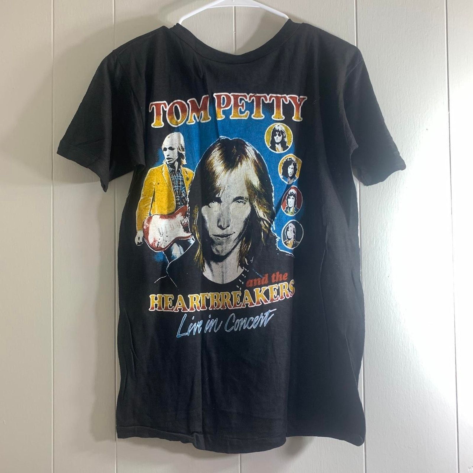 Vintage vintage 80’s TOM PETTY single stitch double sided tee shirt Size US M / EU 48-50 / 2 - 6 Thumbnail