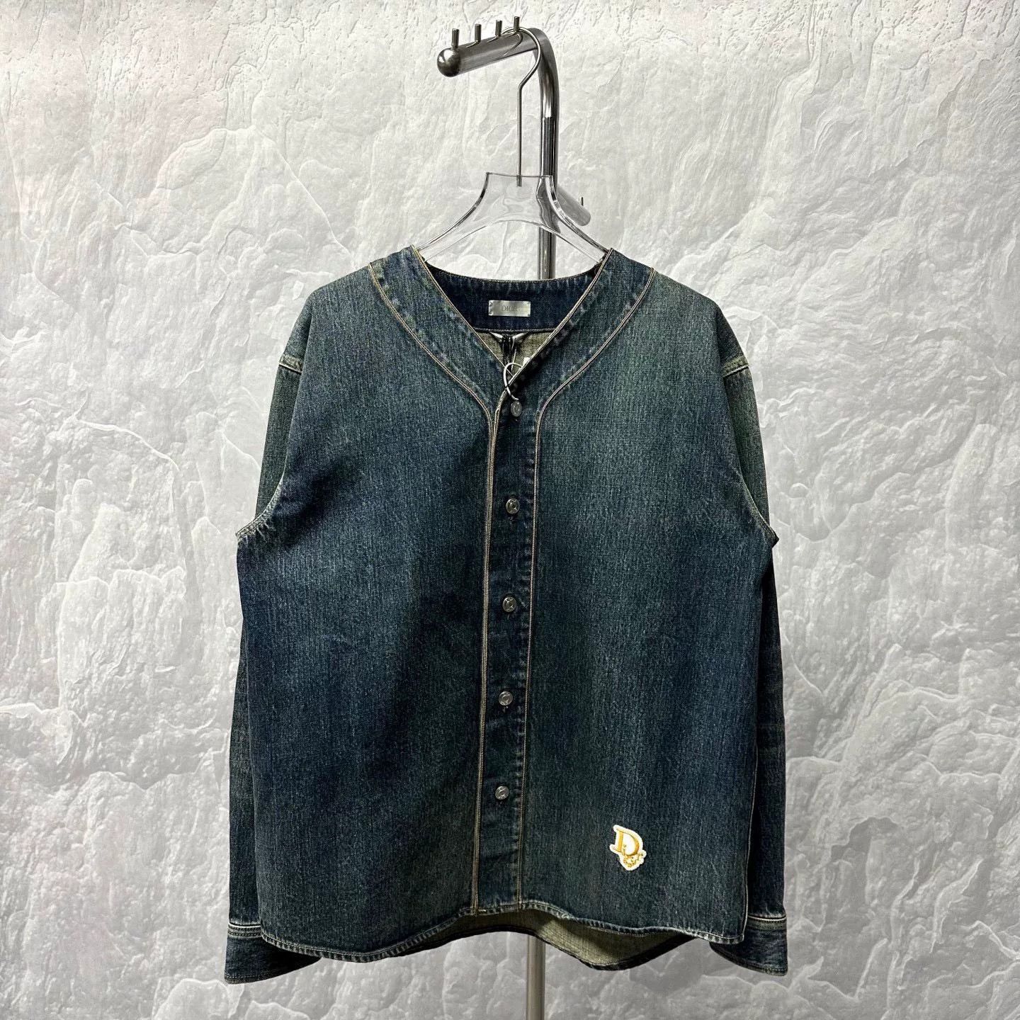 Dior dior denim tears baseball jacket Size US L / EU 52-54 / 3 - 1 Thumbnail