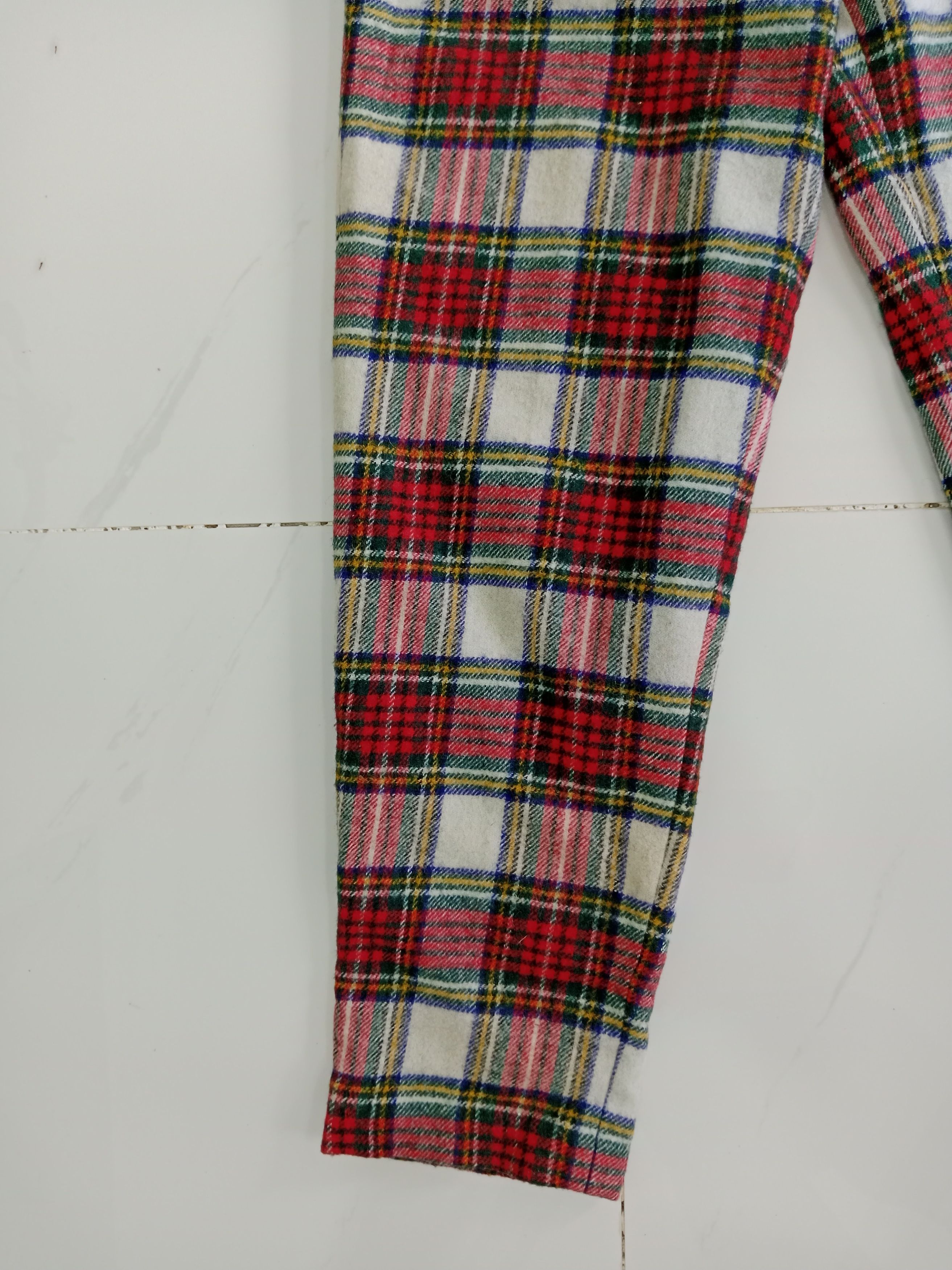 Japanese Brand Vintage Japanese Brand Wool Pants Checkered Style Size 27" / US 4 / IT 40 - 7 Thumbnail