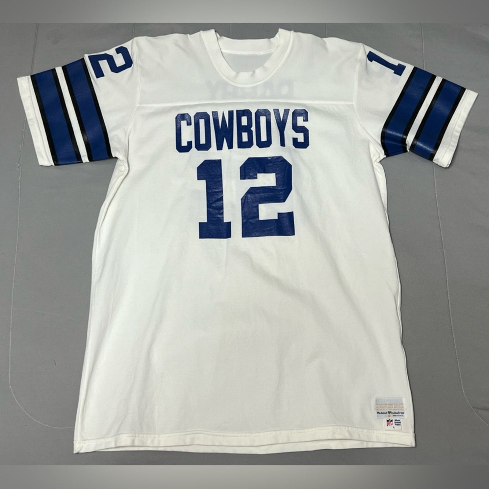 NFL RARE Vintage Sand Knit 60’s DALLAS COWBOYS Medalist Jersey Size US L / EU 52-54 / 3 - 1 Thumbnail