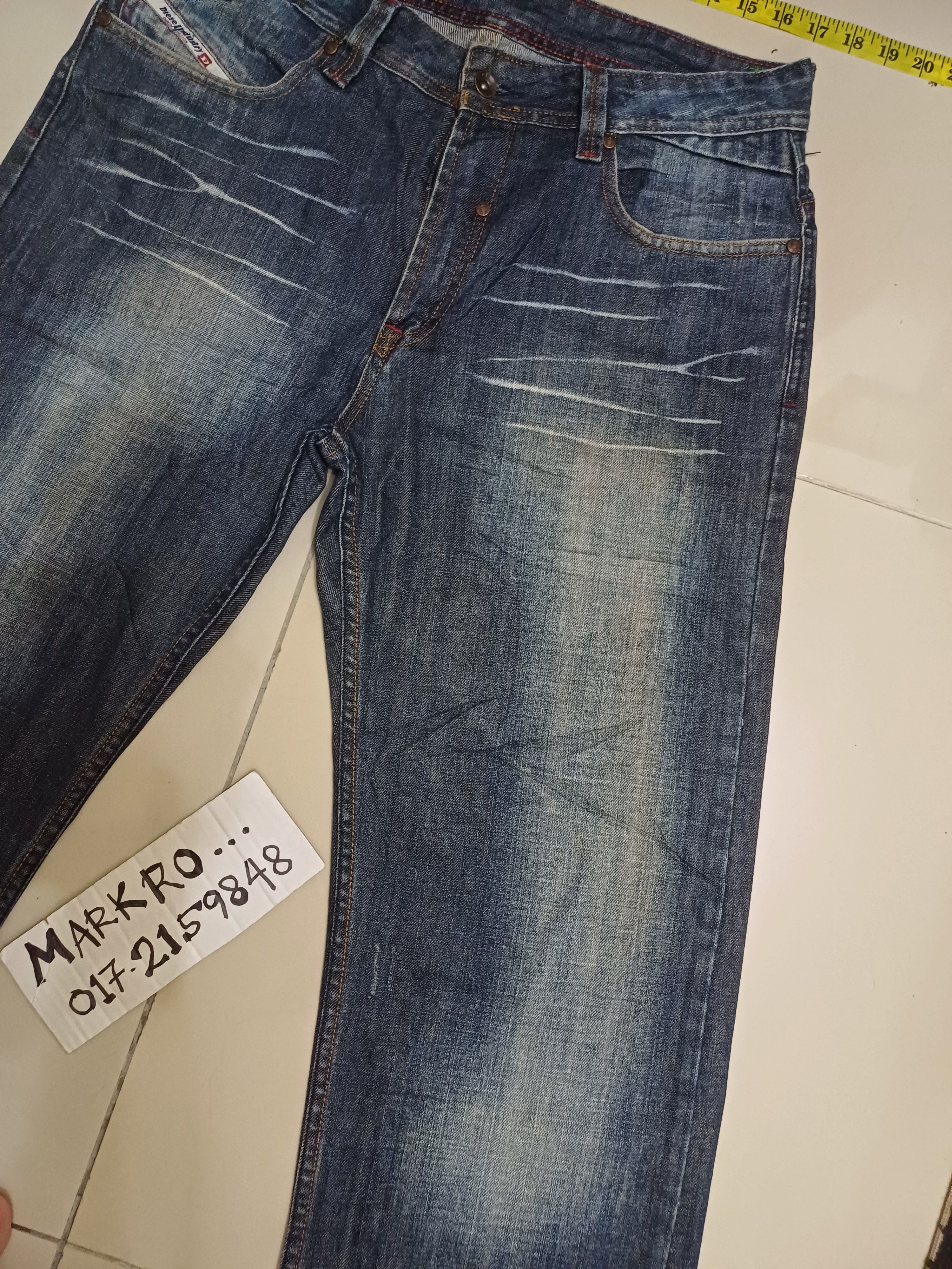 Diesel Superb loose DIESEL Jeans.. dragon on back poket Size US 34 / EU 50 - 12 Thumbnail