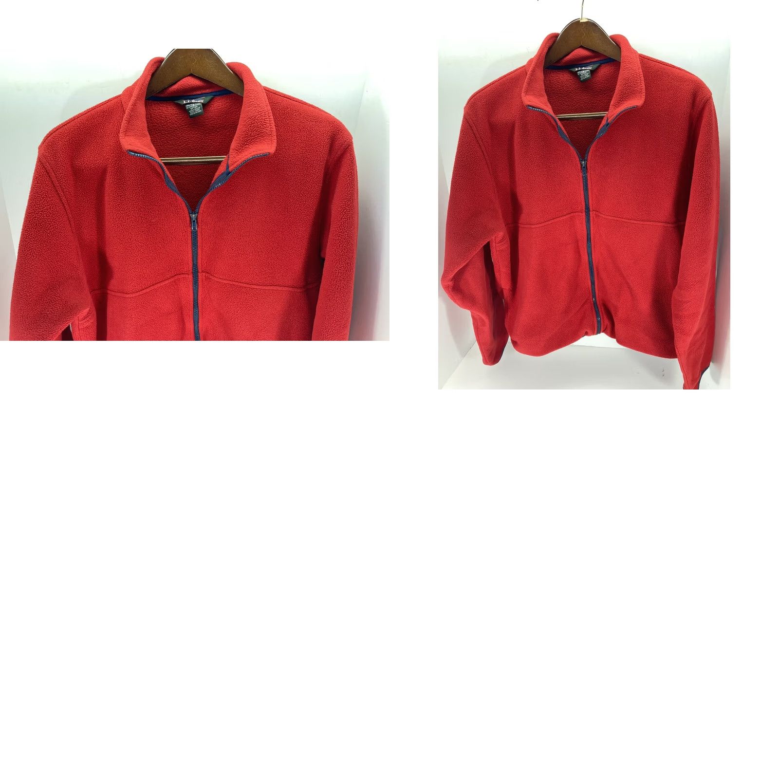 Vintage VINTAGE LL BEAN Full Zip Sweater Jacket Mens Size M Red Size US M / EU 48-50 / 2 - 9 Thumbnail