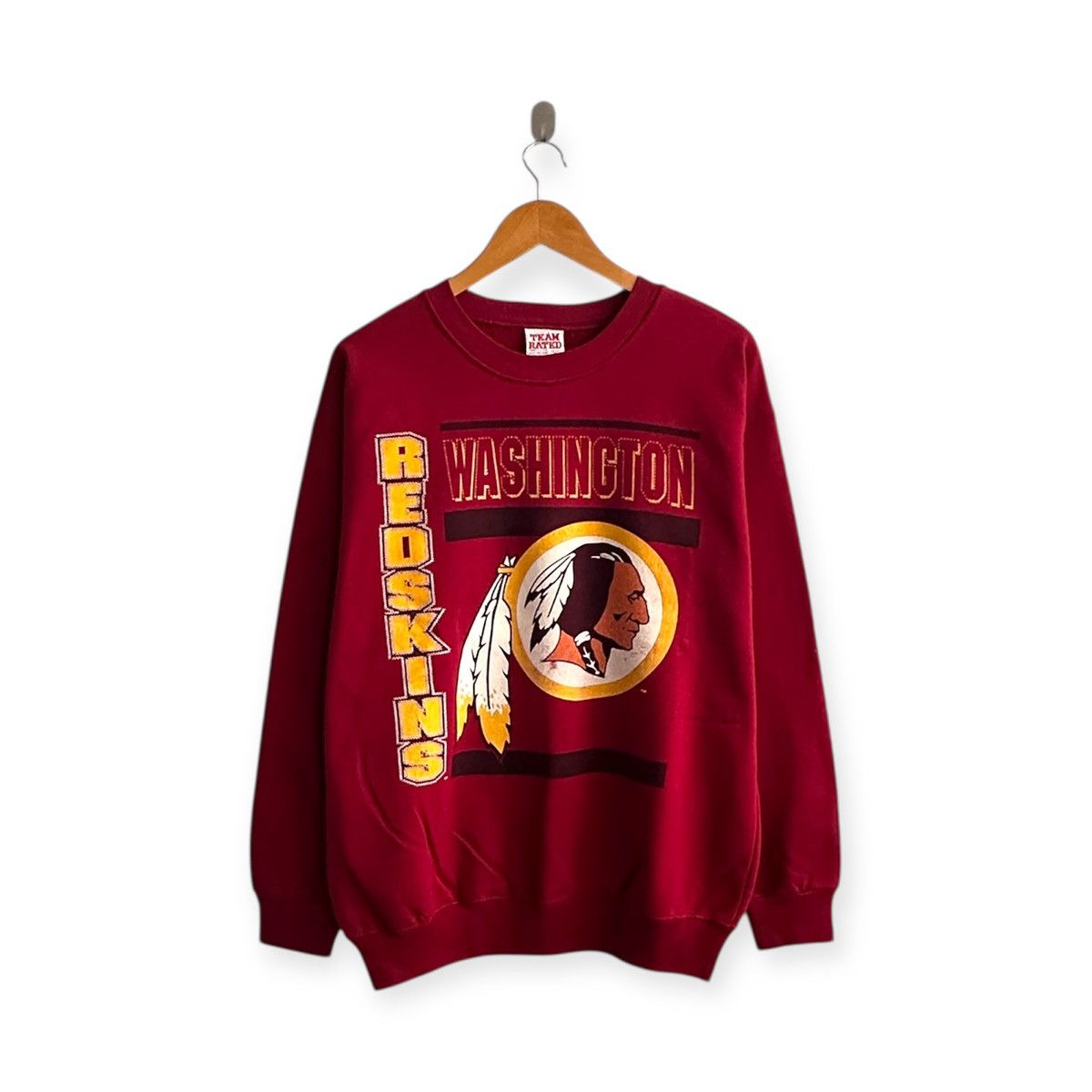 Vintage vintage 90s WASHINGTON REDSKINS promo sweatshirts Size US L / EU 52-54 / 3 - 1 Thumbnail