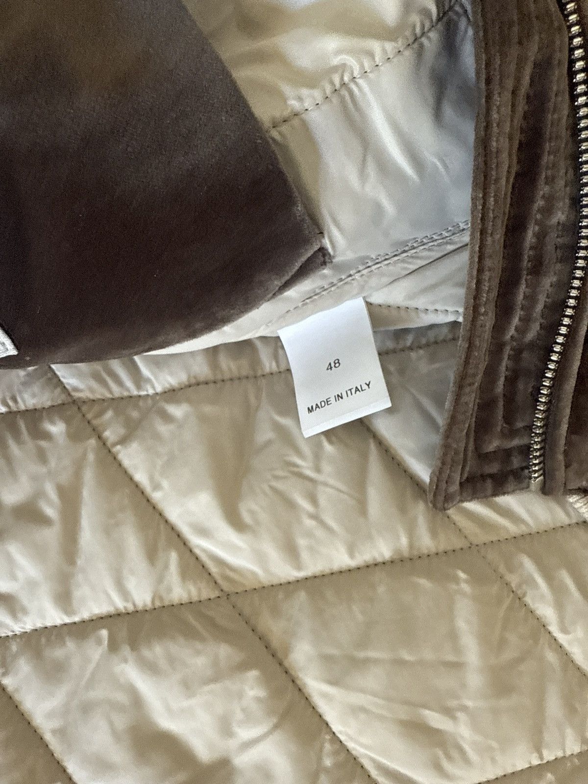 Brunello Cucinelli Brunello cucinelli Brown quilted bomber Size US S / EU 44-46 / 1 - 9 Thumbnail