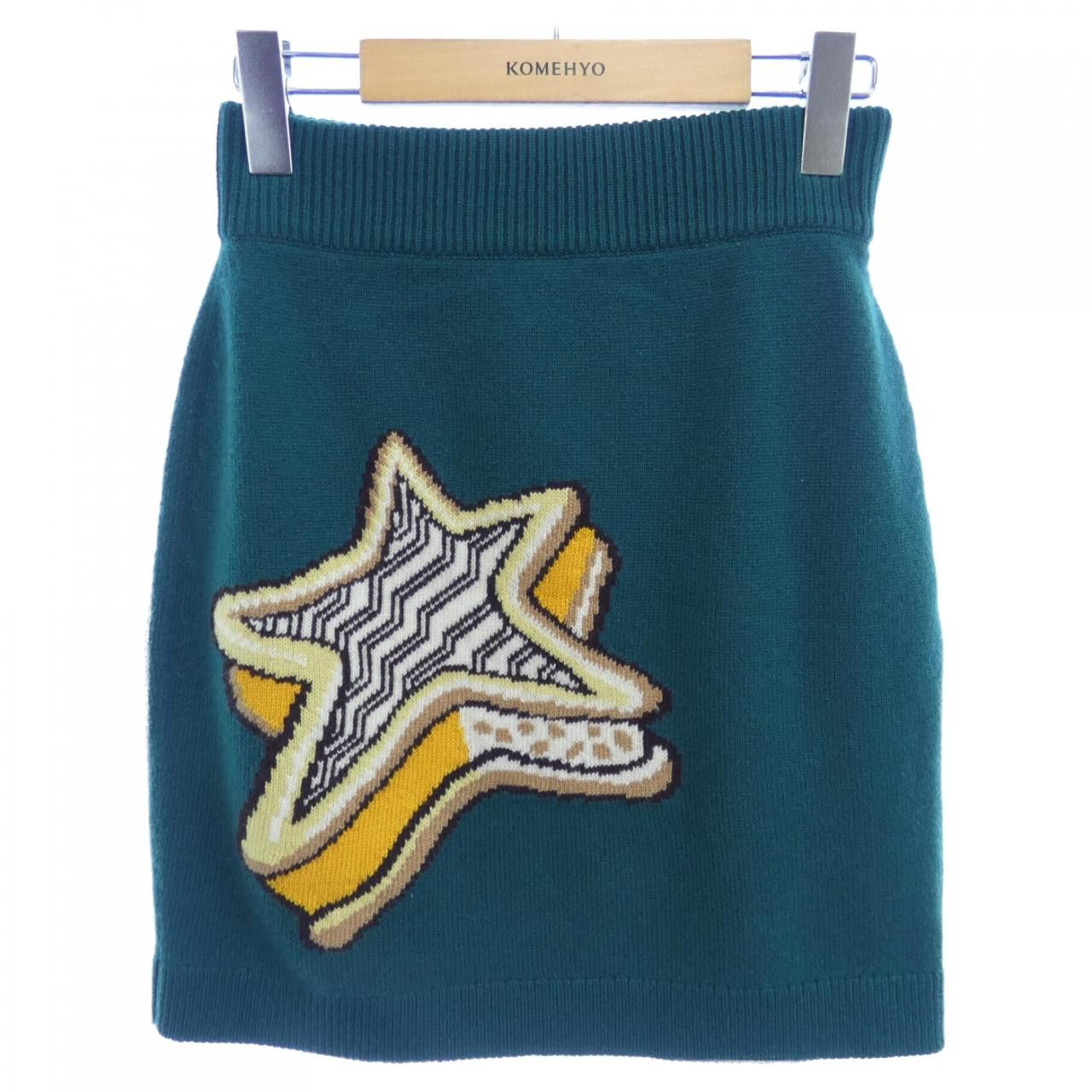 Hermes Hermes Hermes FUNNY ICE CREAM Cashmere Skirt Textile Skirts DUTY FREE for USA Size ONE SIZE - 1 Thumbnail