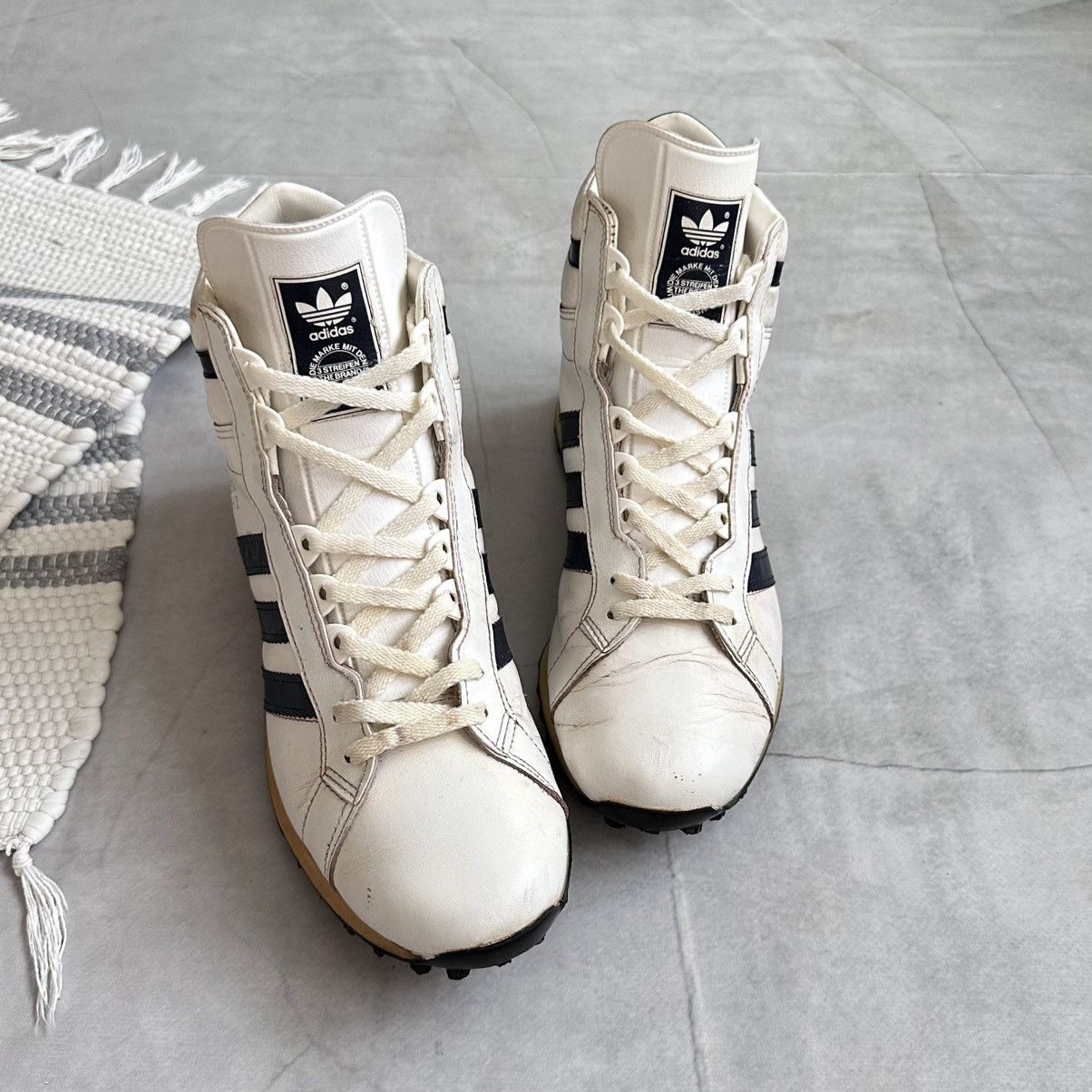 Adidas Vintage 80s Adidas Jogging High 2 Sneakers Boots Slovenia Size US 7 / EU 40 - 4 Thumbnail