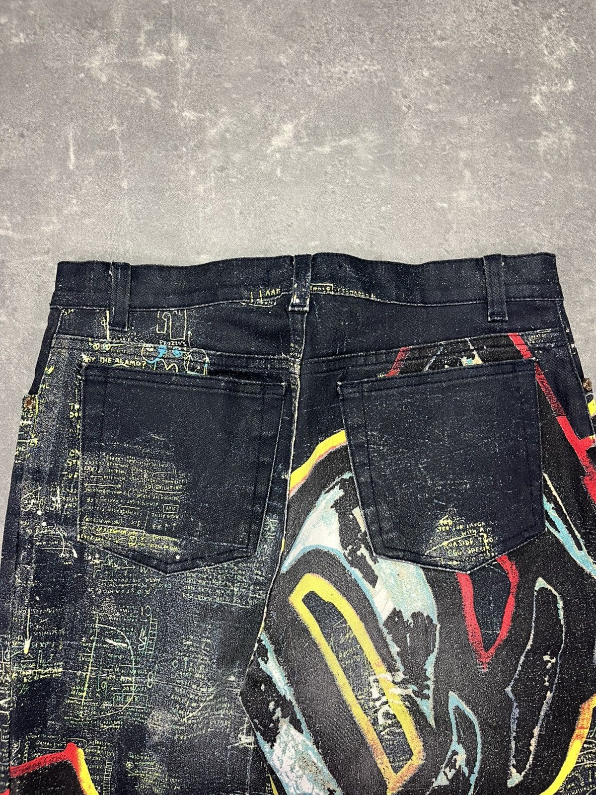 Roberto Cavalli Roberto Cavalli Grafitti Art Style AOP Flared Jeans M L Size 28" / US 6 / IT 42 - 14 Thumbnail