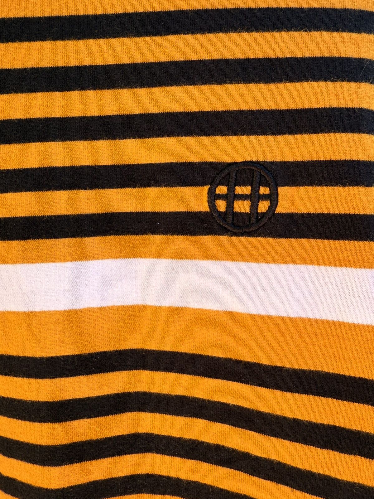 Huf × Vintage HUF Black & Yellow Striped Long Sleeve Size US M / EU 48-50 / 2 - 2 Thumbnail