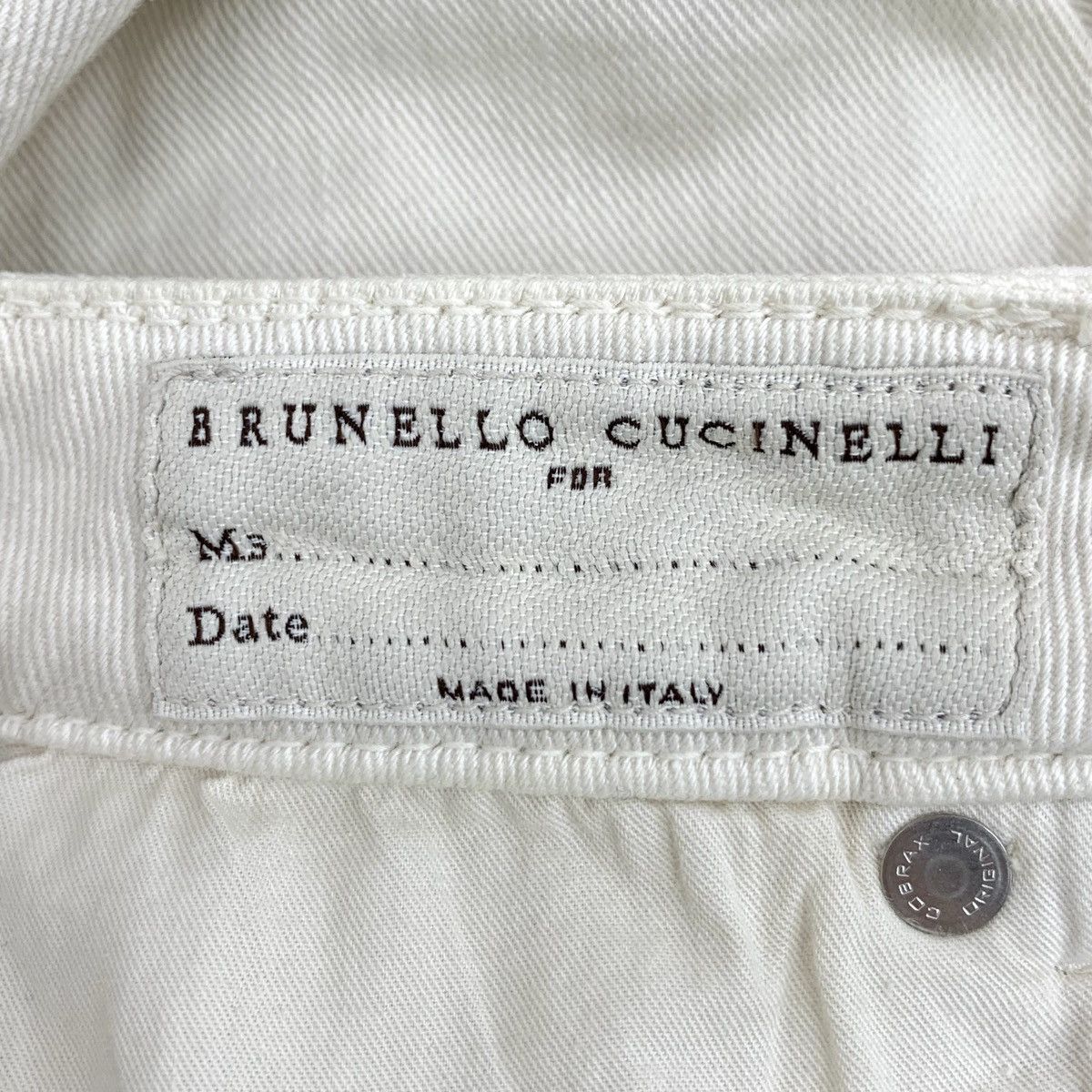 Brunello Cucinelli Brunello Cucinelli Beaded Design Denim Casual Pants K26WX Size 27" / US 4 / IT 40 - 6 Thumbnail
