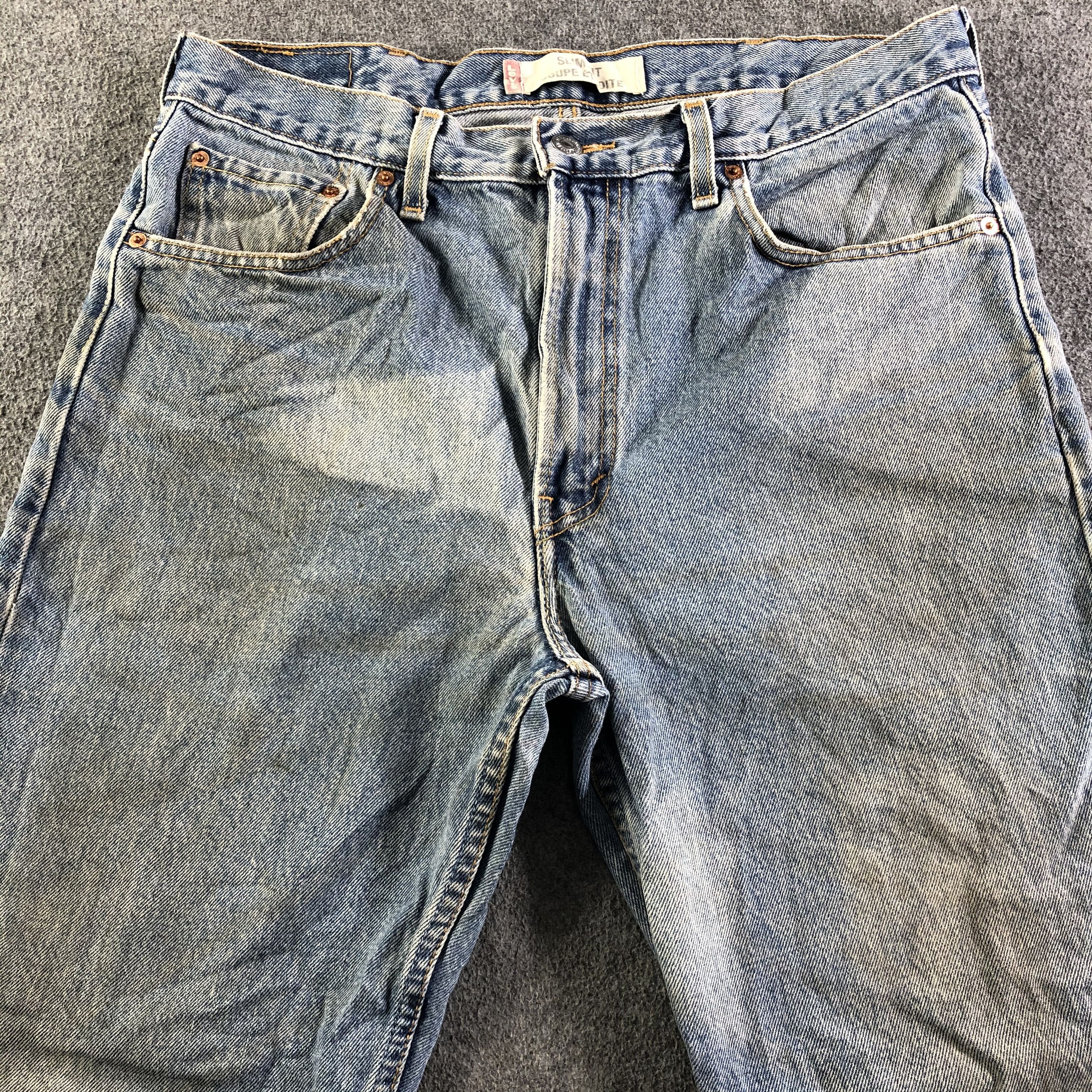 Levi's Vintage Blue Wash Levis 516 Jeans-J4183 Size US 35 - 3 Thumbnail