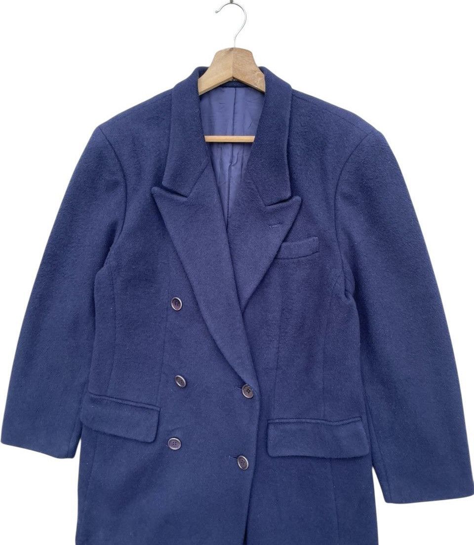 Japanese Brand 🔥Accept Binding🔥 Comme Ca Du Mode Navy Blue Wool Overcoat Size US S / EU 44-46 / 1 - 4 Thumbnail