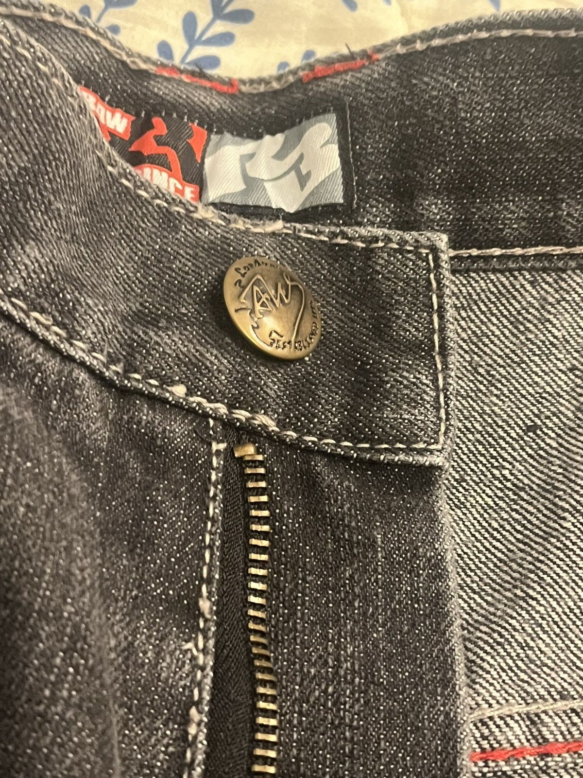 Affliction vtg raw blue jnco jort jorts skate Size US 34 / EU 50 - 9 Thumbnail