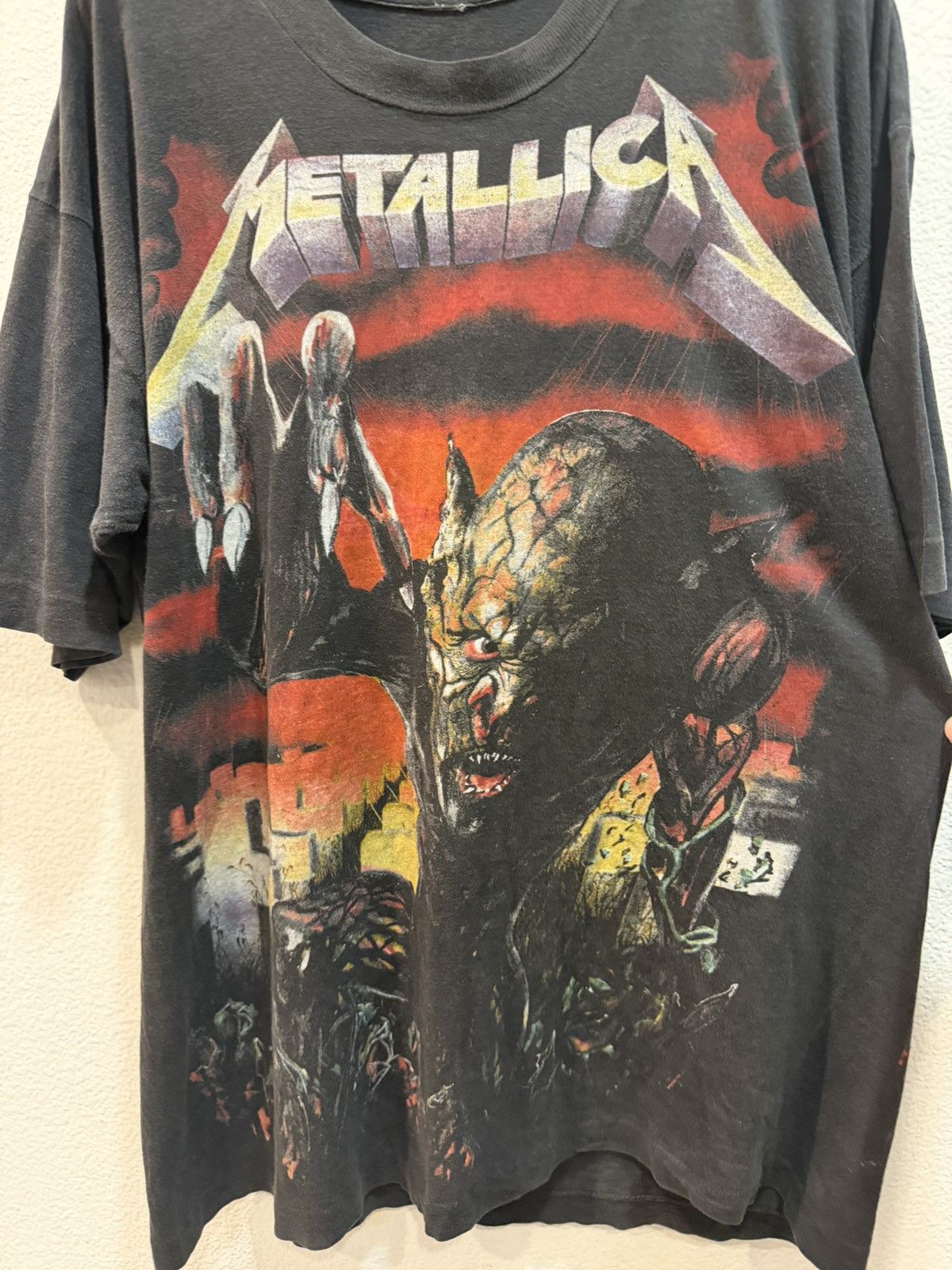 Vintage 90s Euro Metallica Master Of Puppets Tee L Size US L / EU 52-54 / 3 - 2 Thumbnail
