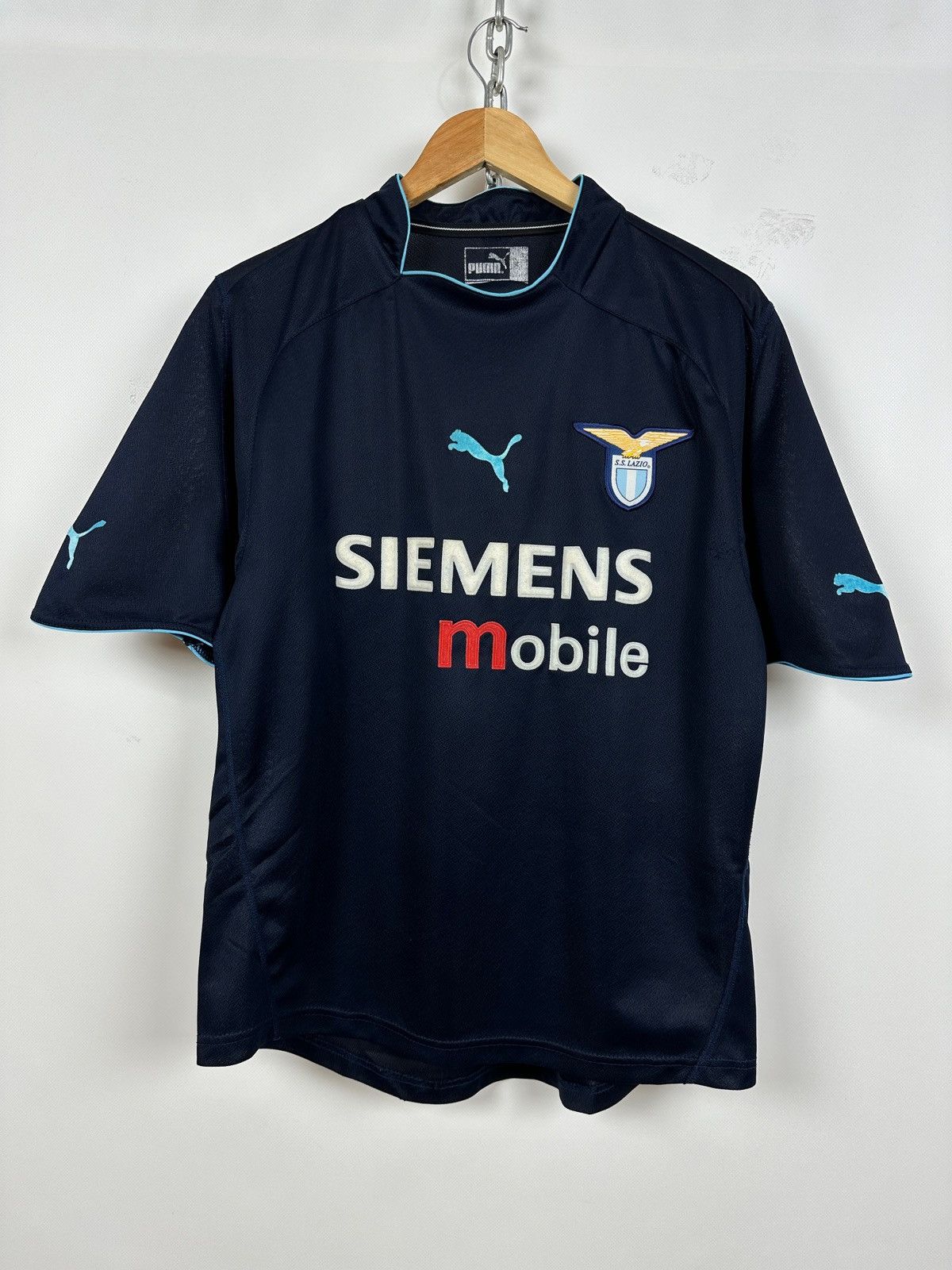 Puma 2002/03 Puma Lazio FC Vintage Away Soccer Jersey Size US M / EU 48-50 / 2 - 1 Thumbnail