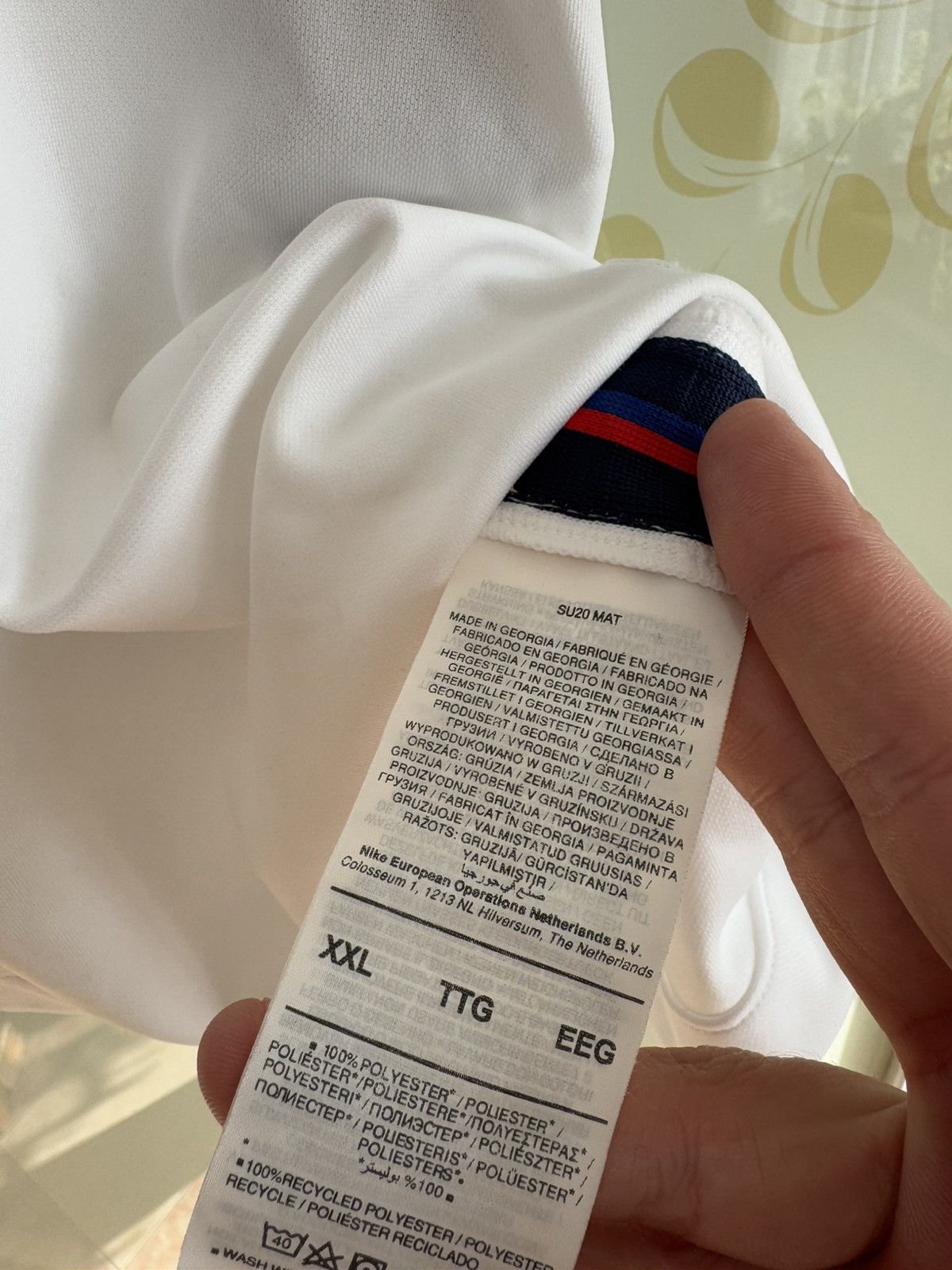Nike Jack Grealish #7 England 2020-2021 Home Soccer Jersey Kit Size US XXL / EU 58 / 5 - 17 Thumbnail