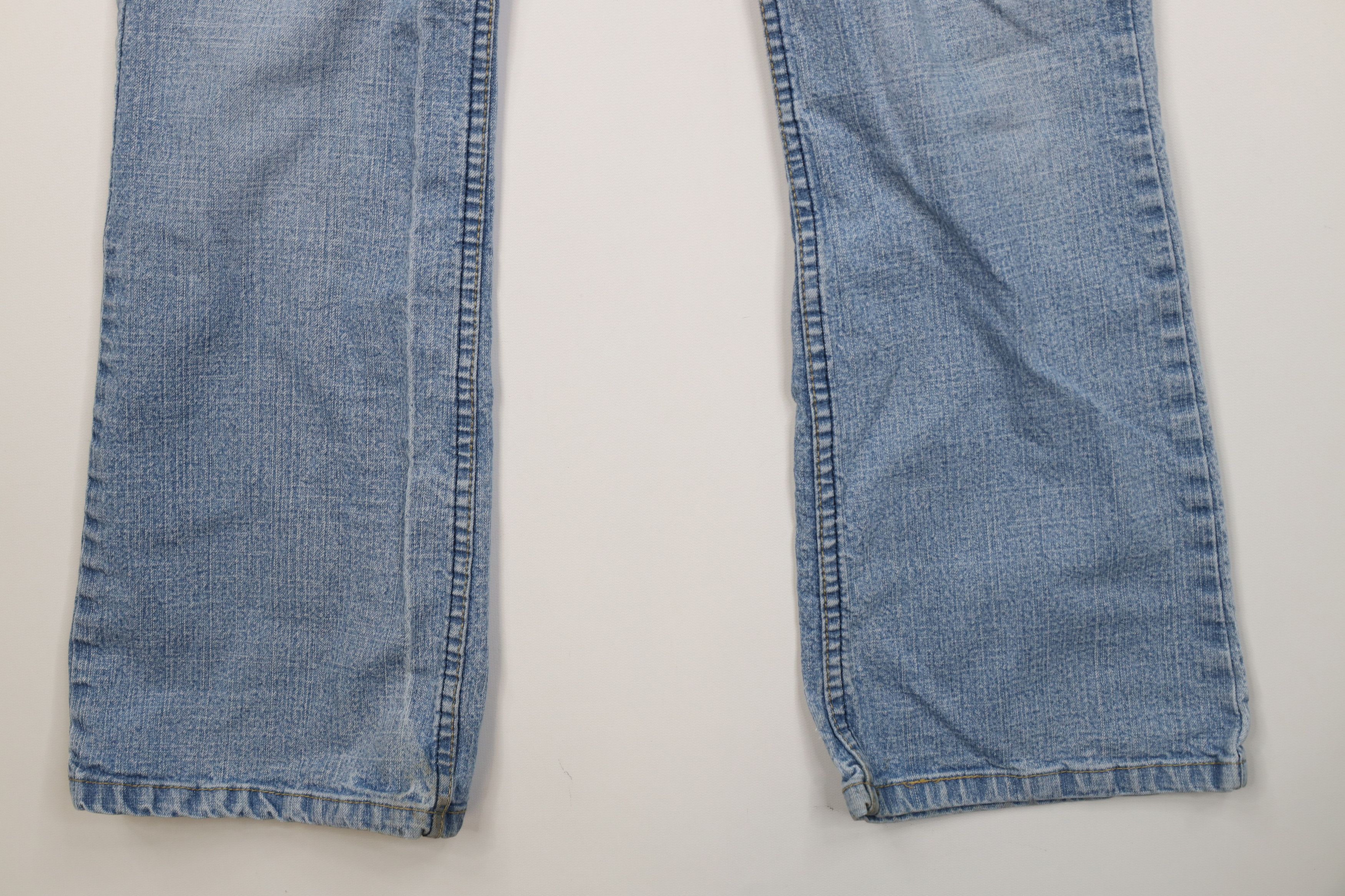 Levi's Vintage Y2K 2005 Levis Rise Bootcut Flared Wide Leg Jeans Size 27" / US 4 / IT 40 - 4 Thumbnail