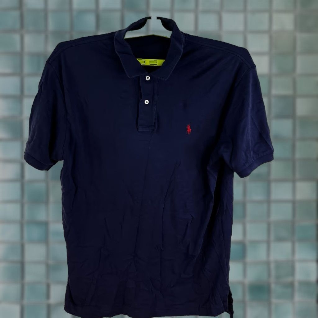 Ralph Lauren Ralph Lauren Polo Shirt Mens Size L Blue Short Sleeve Polo Shirt Regular Fit Logo Embroidered Classic Preppy USA Size US L / EU 52-54 / 3 - 1 Thumbnail