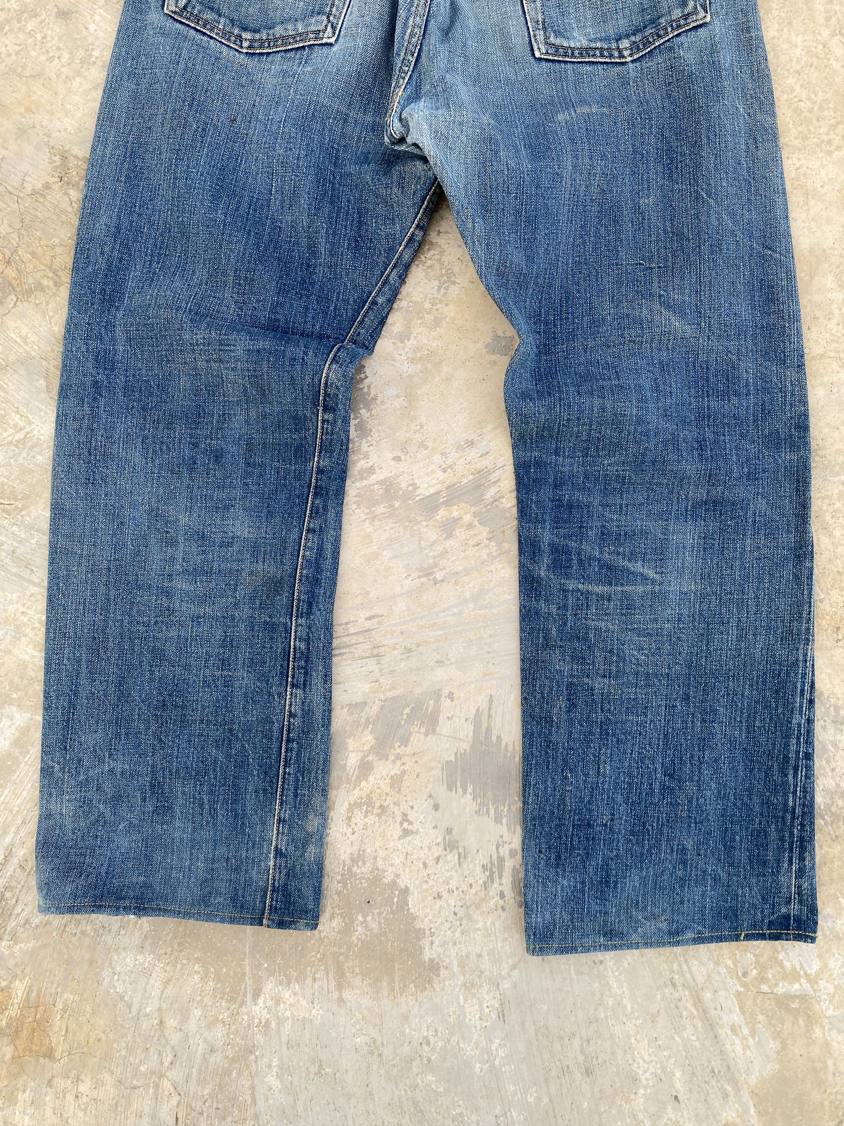Japanese Brand 40s WW2 Replica Selvedge Jeans Size US 31 - 10 Thumbnail