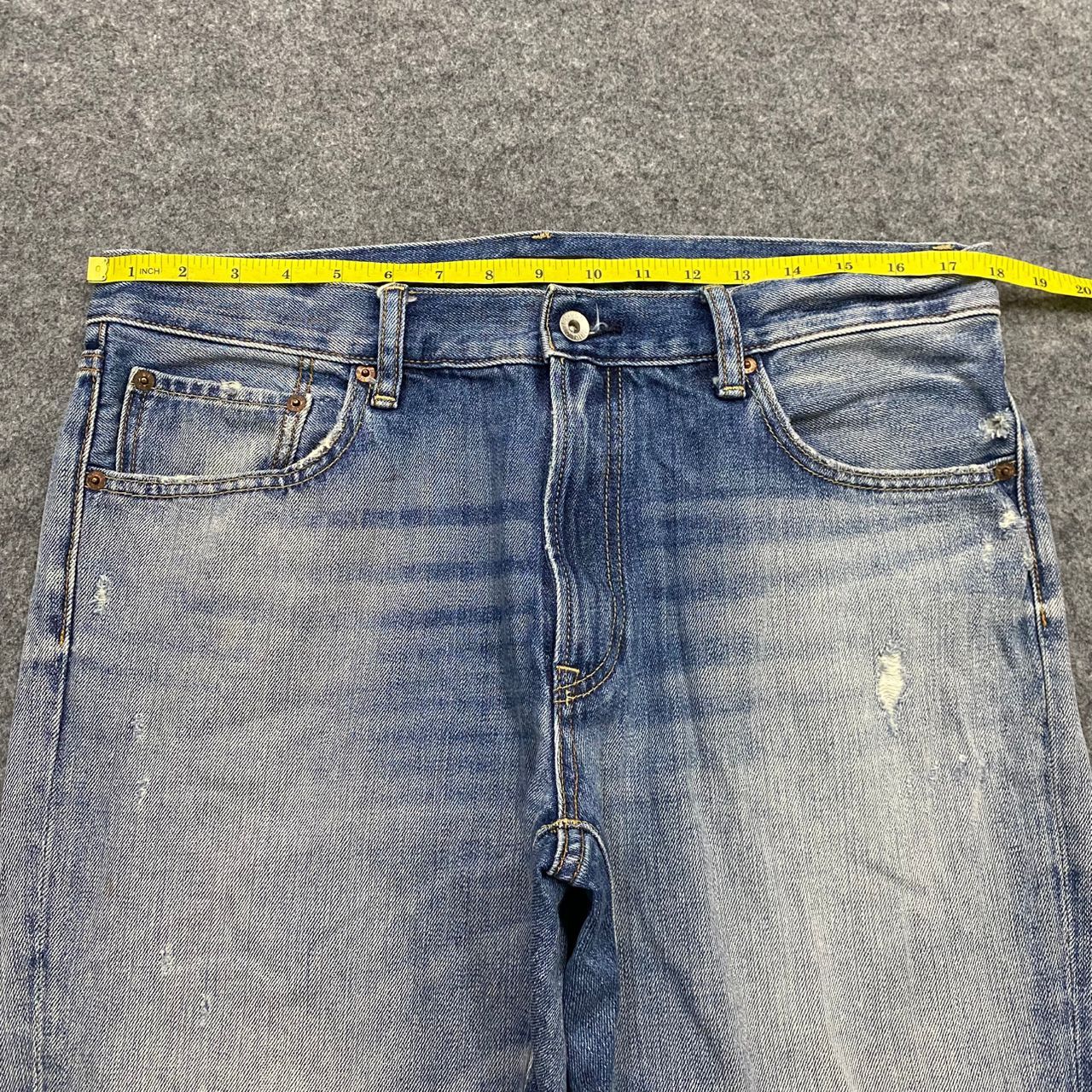 Uniqlo Vintage Uniqlo Jeans Distressed Denim Size US 36 / EU 52 - 7 Thumbnail