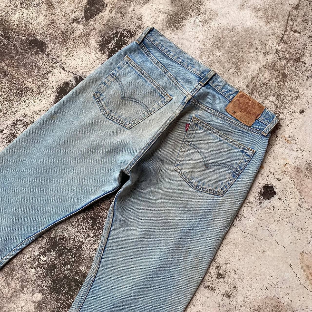 Levi's Vintage Clothing VINTAGE 00S LEVIS 501 DISTRESSED DENIM W32X29"(J09-03) Size US 32 / EU 48 - 2 Thumbnail