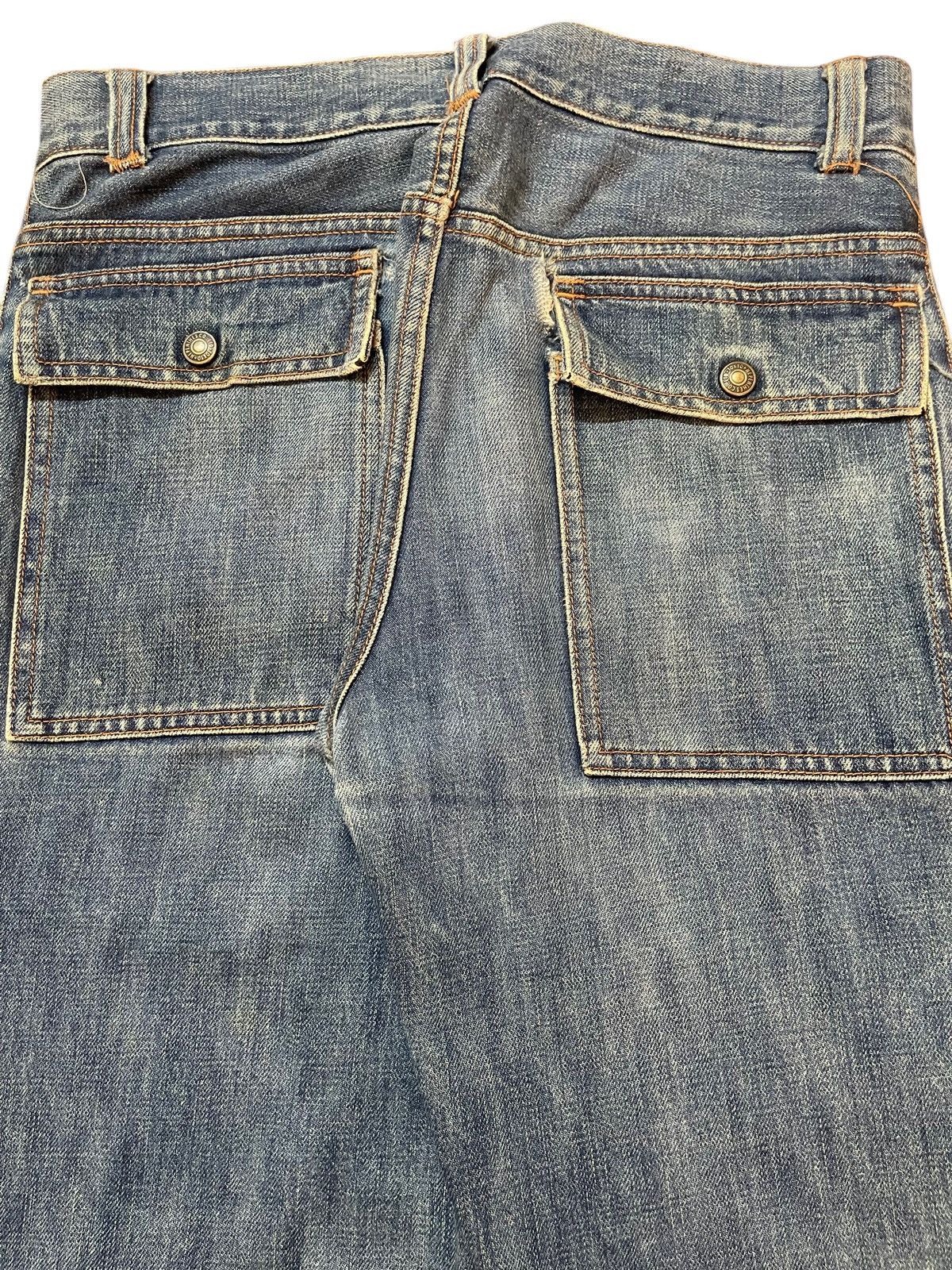 Nepenthes Vintage Japan Nepenthes Bush Pants Faded Style Loose Jeans Size US 30 / EU 46 - 6 Thumbnail