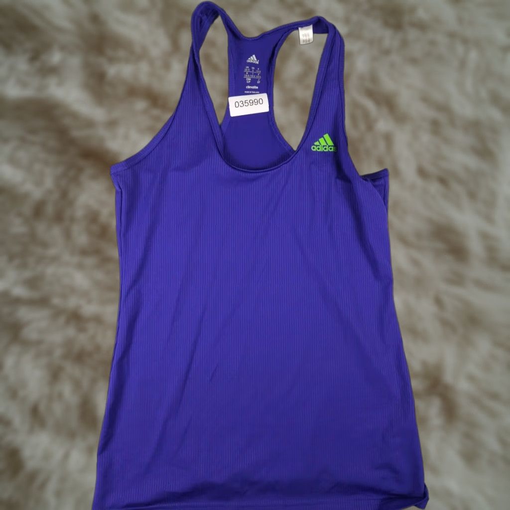 Adidas Adidas Tank Top Womens Small Purple Activewear Running Gym Size S / US 4 / IT 40 - 1 Thumbnail