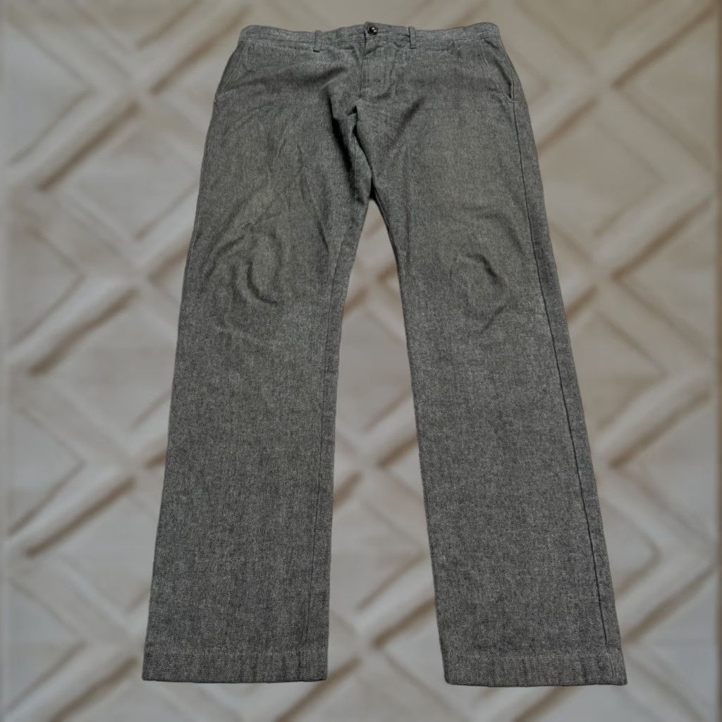 J.Crew J.Crew 484 Slim Fit Stretch Chino Pants Men 34x34 Gray Cotton Straight Preppy Size US 34 / EU 50 - 1 Thumbnail