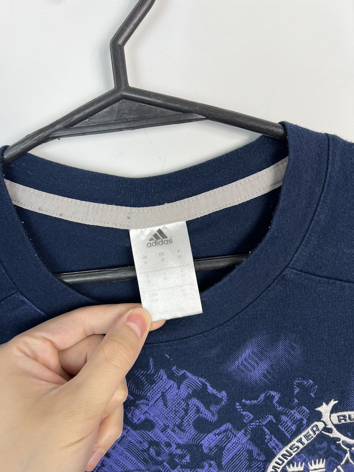 Adidas Tshirt Adidas Munster Rugby Cotton Size US M / EU 48-50 / 2 - 3 Thumbnail