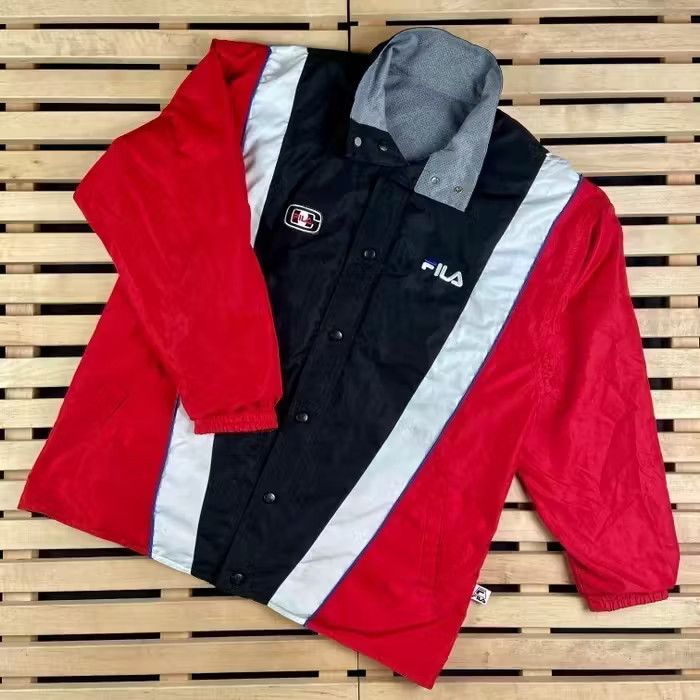 Fila × Vintage Mens Vintage Jacket Fila Size S Nylon Size US S / EU 44-46 / 1 - 1 Thumbnail